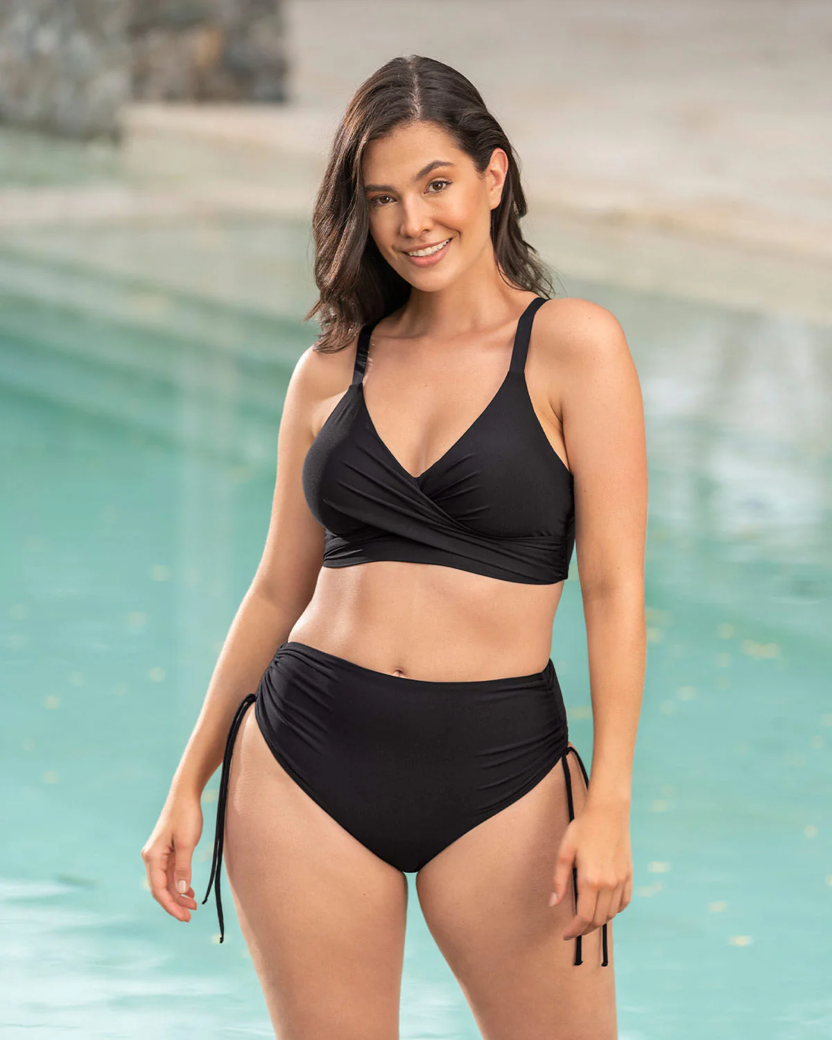 Eco-Friendly High Waisted Slimming Bikini Bottom - Image 4
