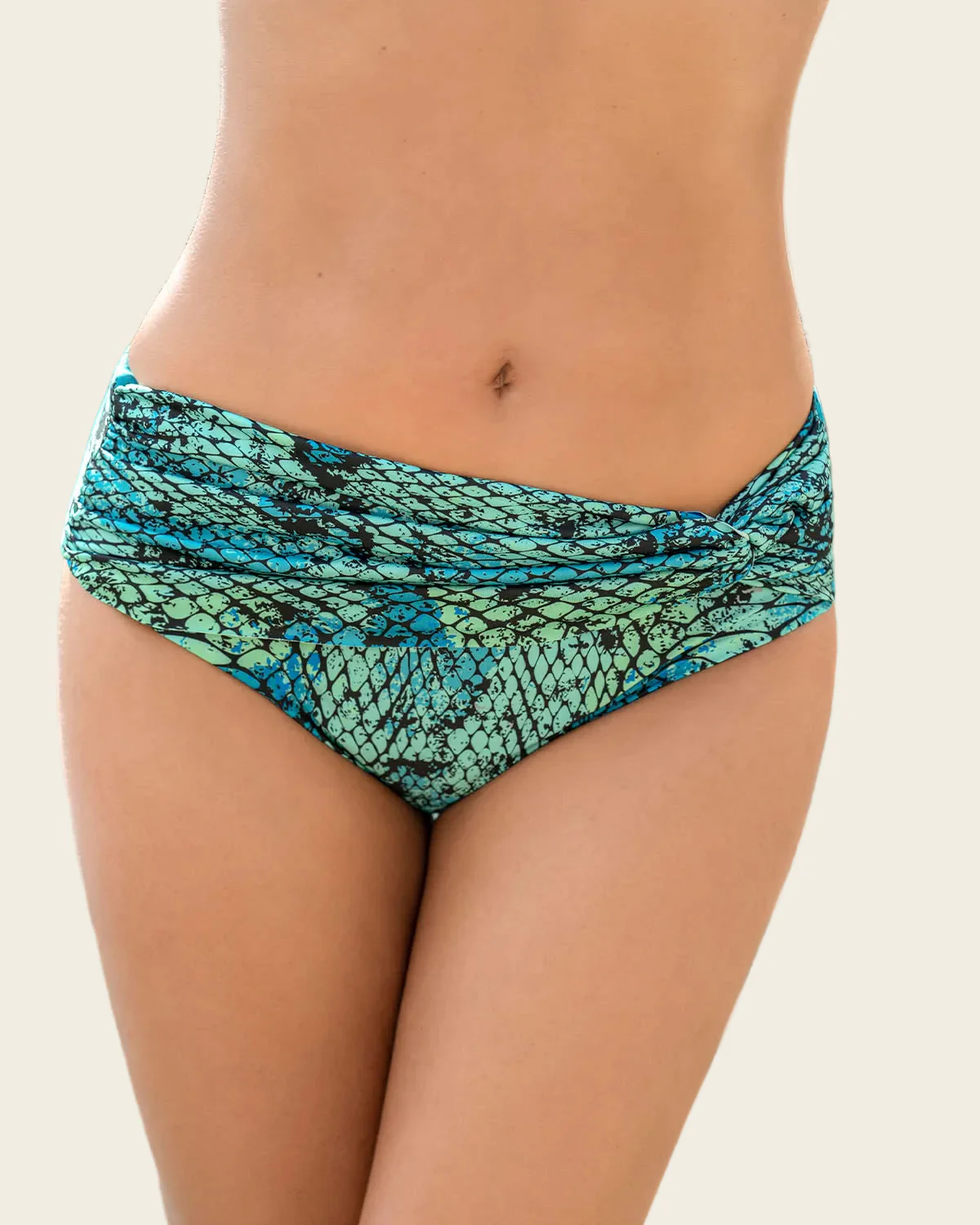 Eco-Friendly Separate Bikini Bottom with Adjustable Waistband