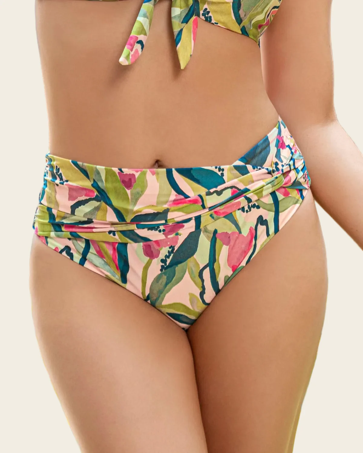 Eco-Friendly Separate Bikini Bottom with Adjustable Waistband - Image 5