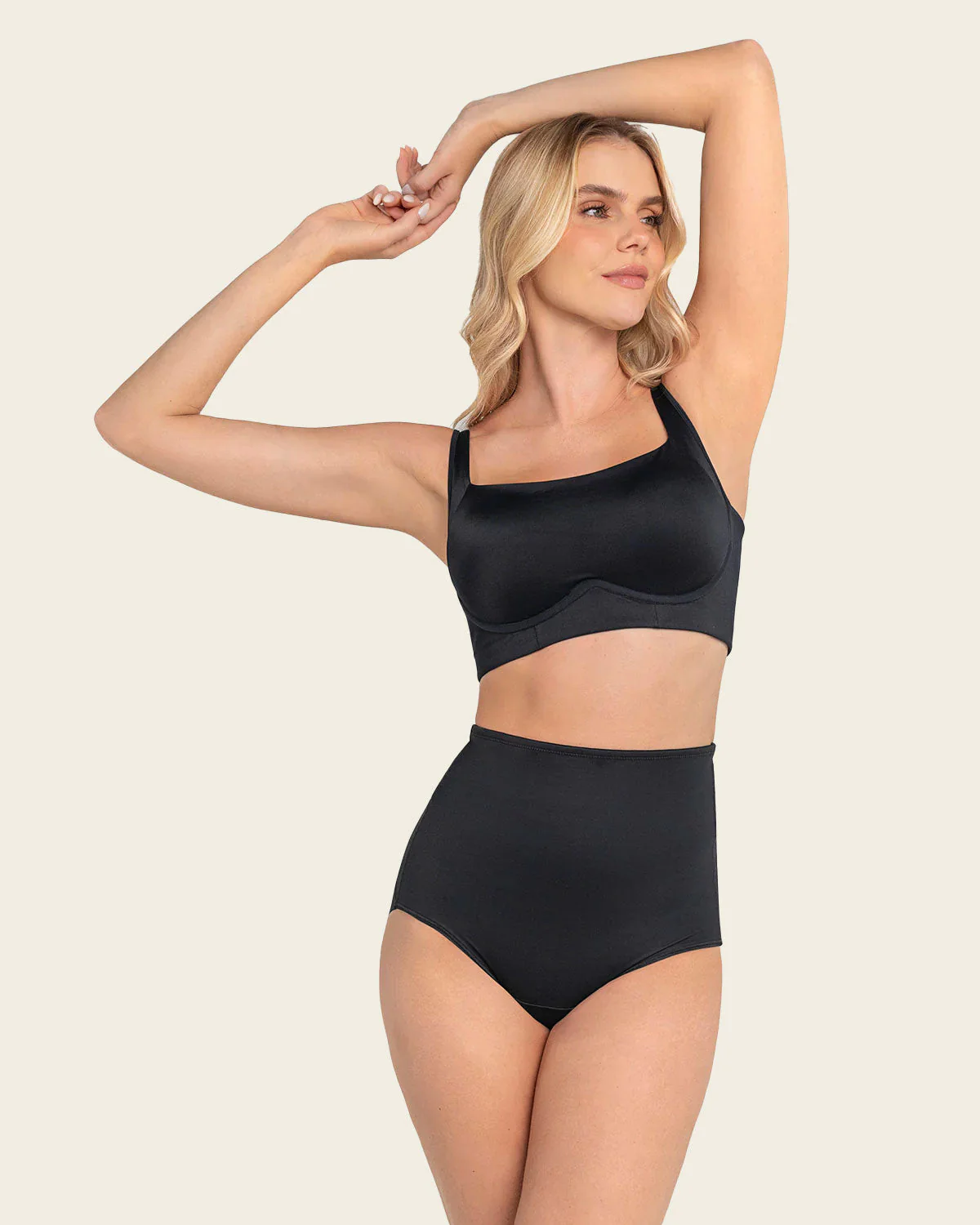 Essential High-Waisted High-Cut Firm Shaper Panty - Image 5