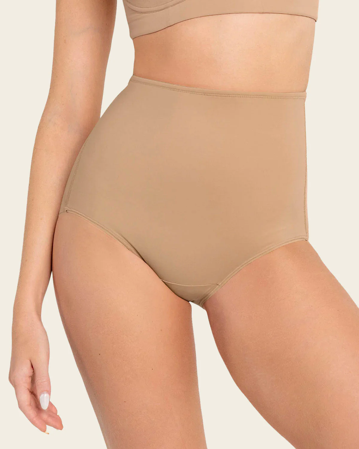 Essential High-Waisted High-Cut Firm Shaper Panty - Image 7