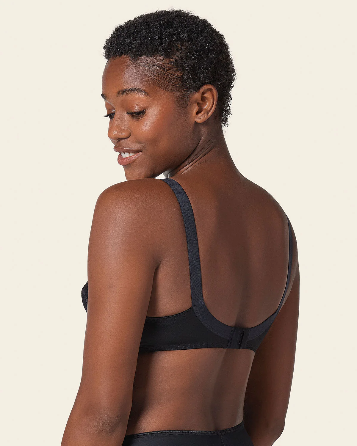 Extra Coverage Support Wireless Bra with Lace Cups - Image 7
