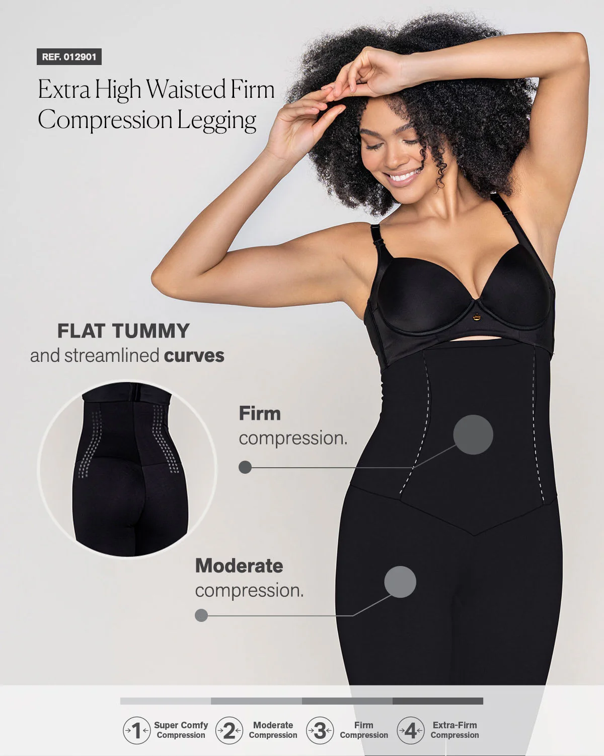 Extra High Waisted Firm Compression Legging - Image 6