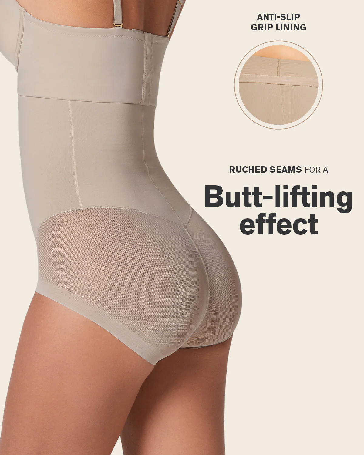 Extra High-Waisted Sheer Bottom Sculpting Shaper Knicker - Image 18