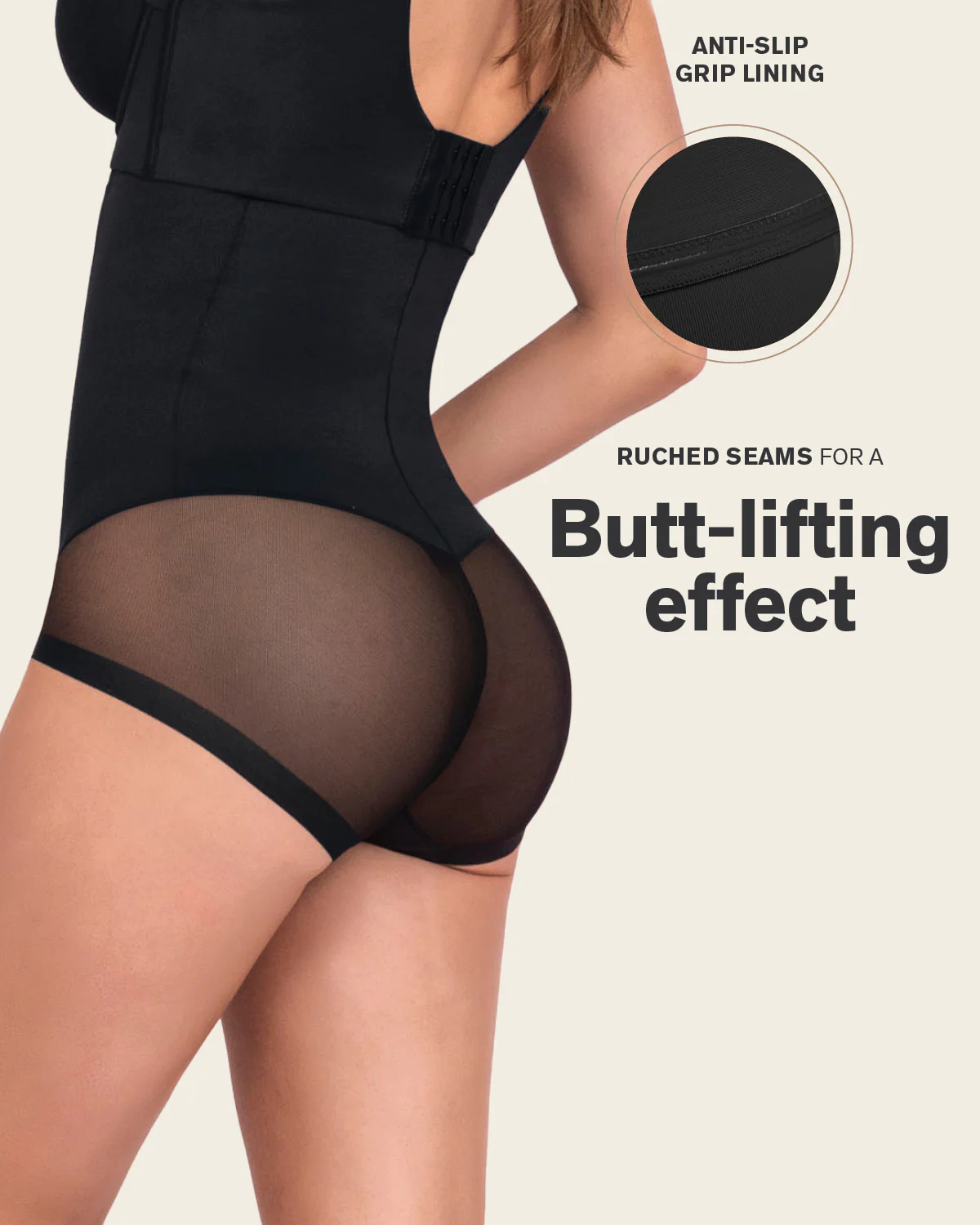 Extra High-Waisted Sheer Bottom Sculpting Shaper Knicker - Image 5
