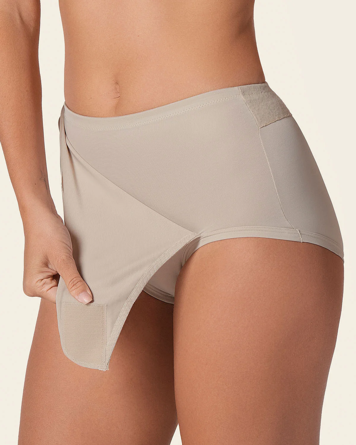 Firm Compression Postpartum Knicker with Adjustable Belly Wrap - Image 2
