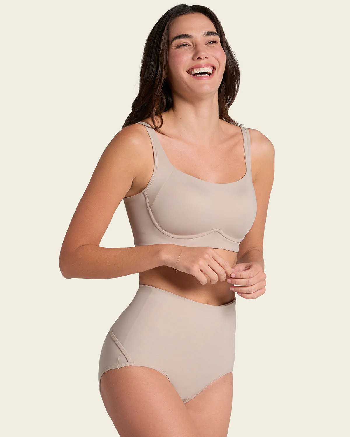 Firm Compression Postpartum Knicker with Adjustable Belly Wrap - Image 4