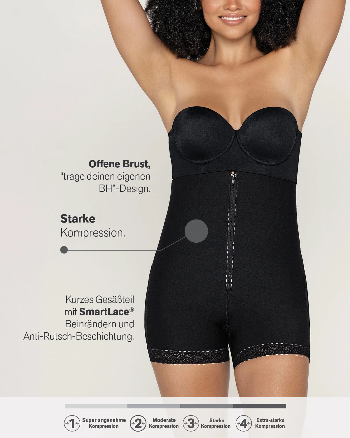 Firm Tummy Control Strapless Shaper with Bum Lifter - Image 13