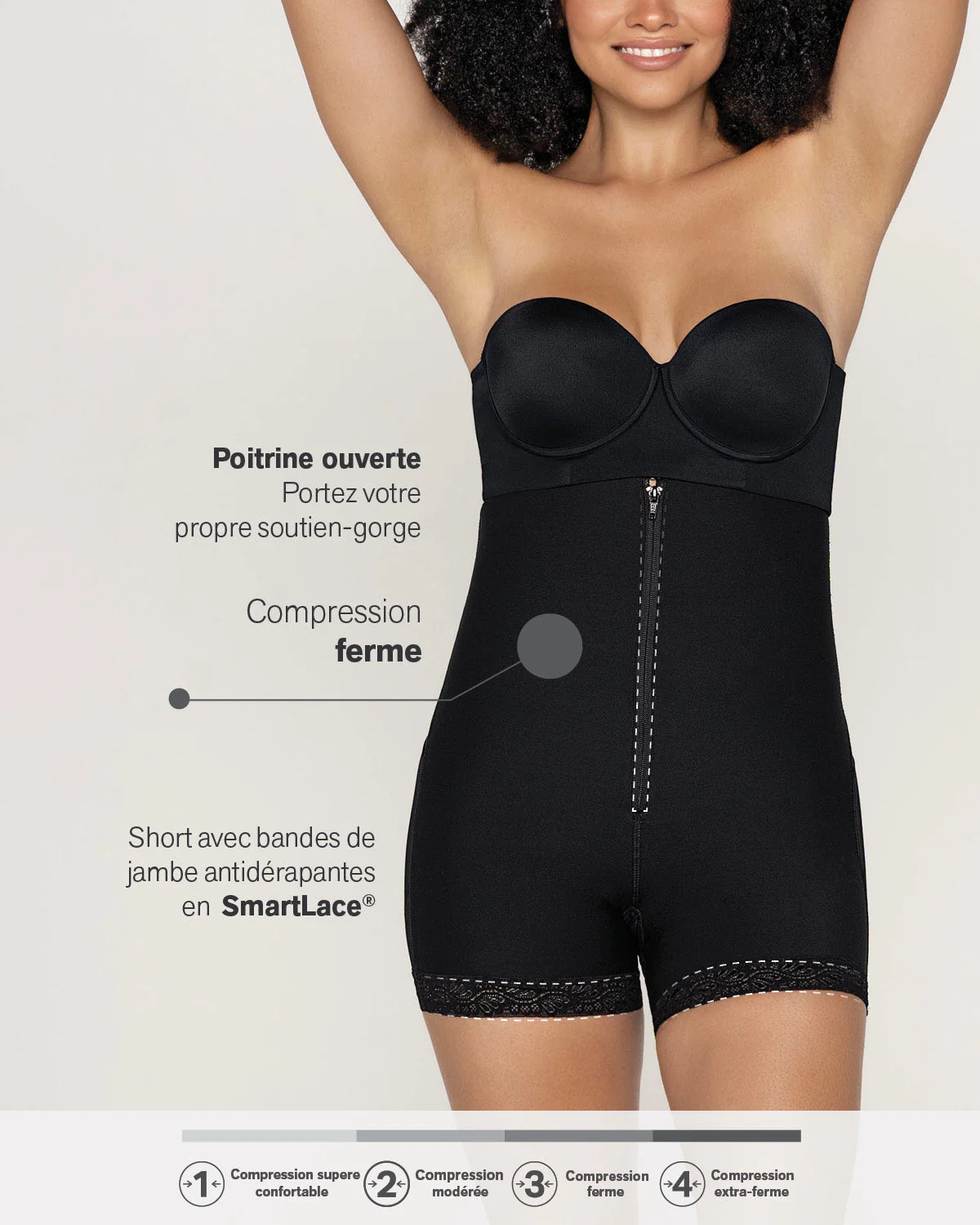 Firm Tummy Control Strapless Shaper with Bum Lifter - Image 15