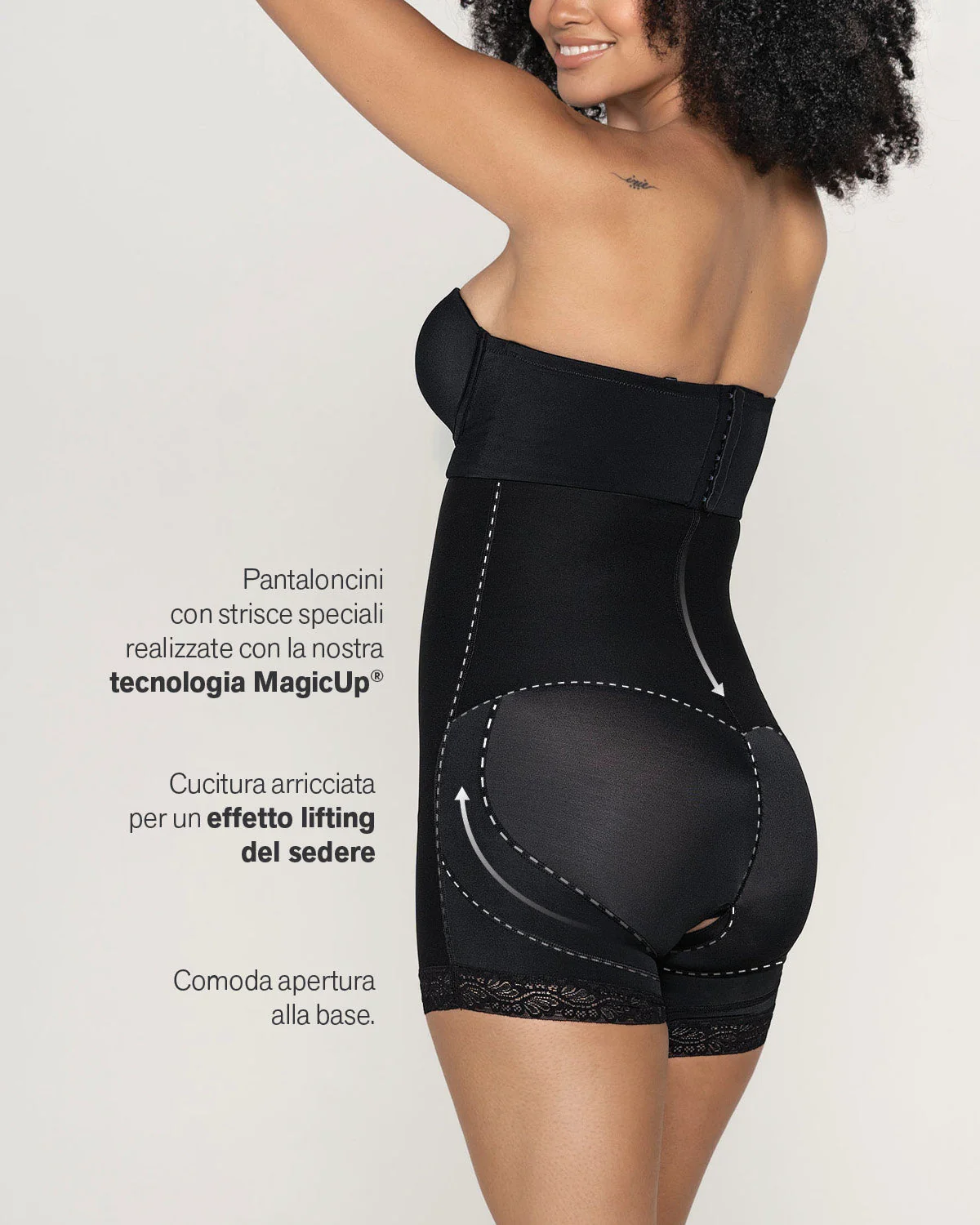 Firm Tummy Control Strapless Shaper with Bum Lifter - Image 18