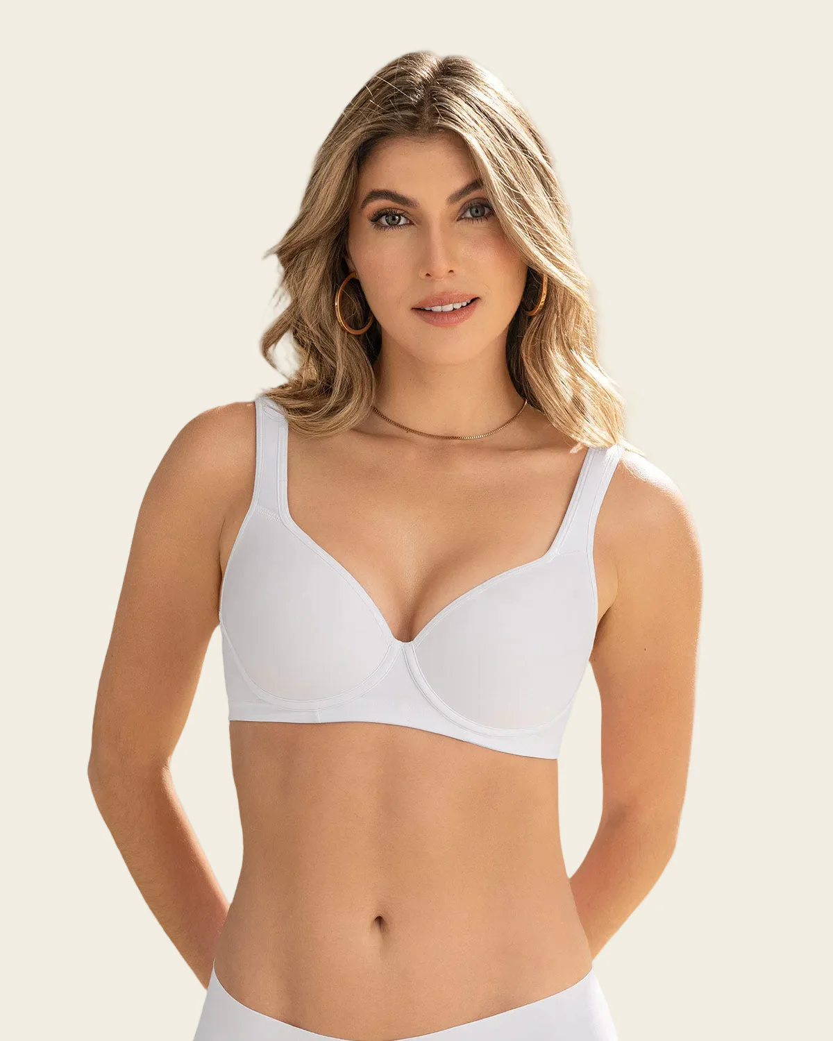 Full Coverage Bra with Comfy Padded Straps