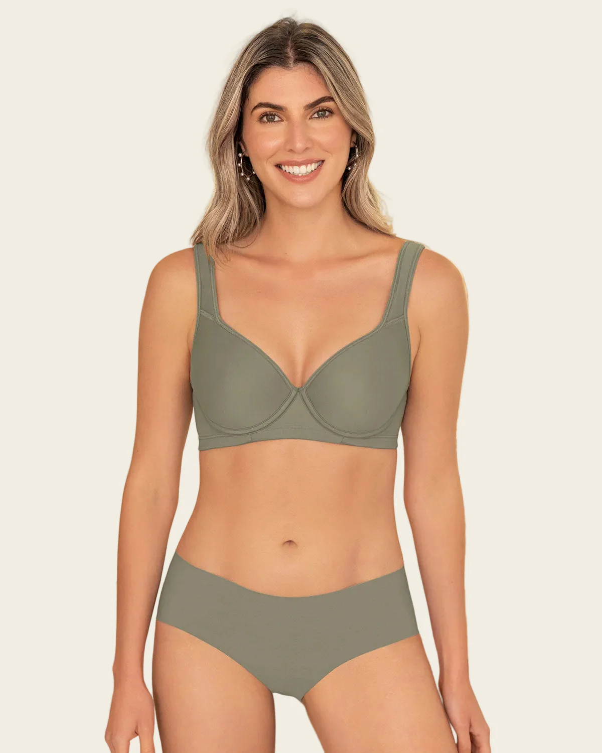 Full Coverage Bra with Comfy Padded Straps - Image 16