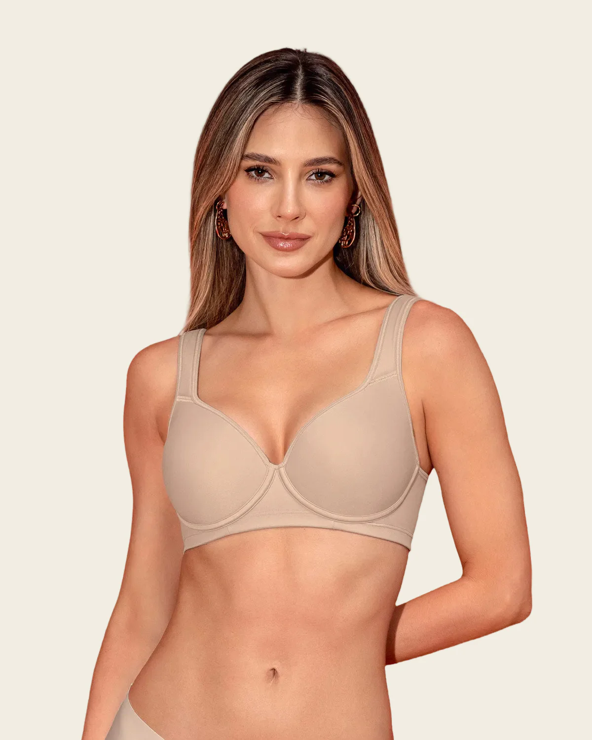 Full Coverage Bra with Comfy Padded Straps - Image 6