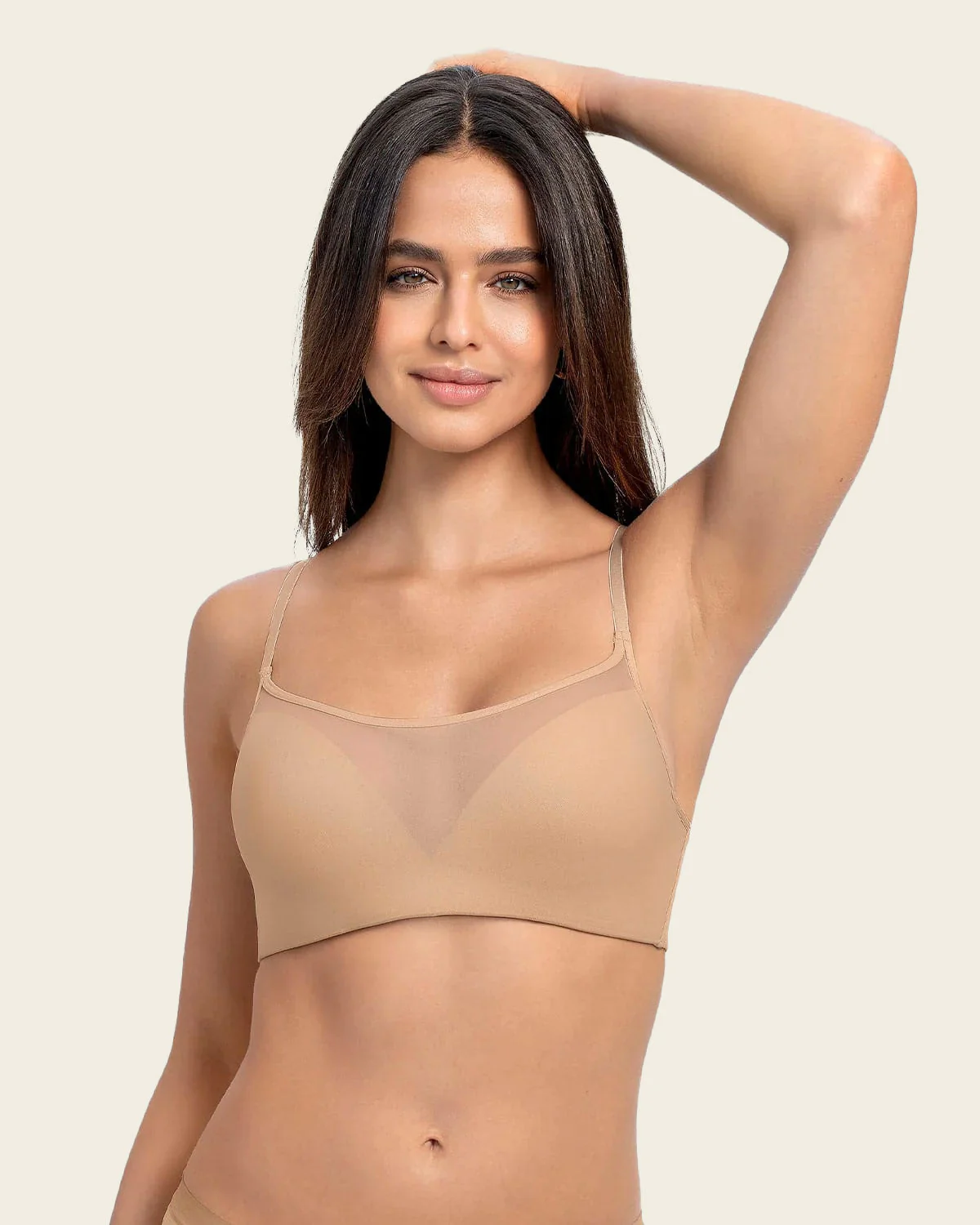 Full Coverage Bra with Contour Cups and Central Mesh