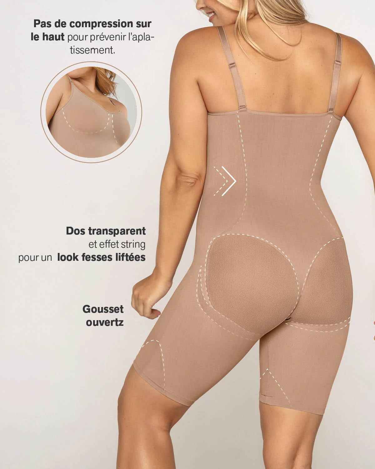 Full Coverage Seamless Shaping Bodysuit - Image 19