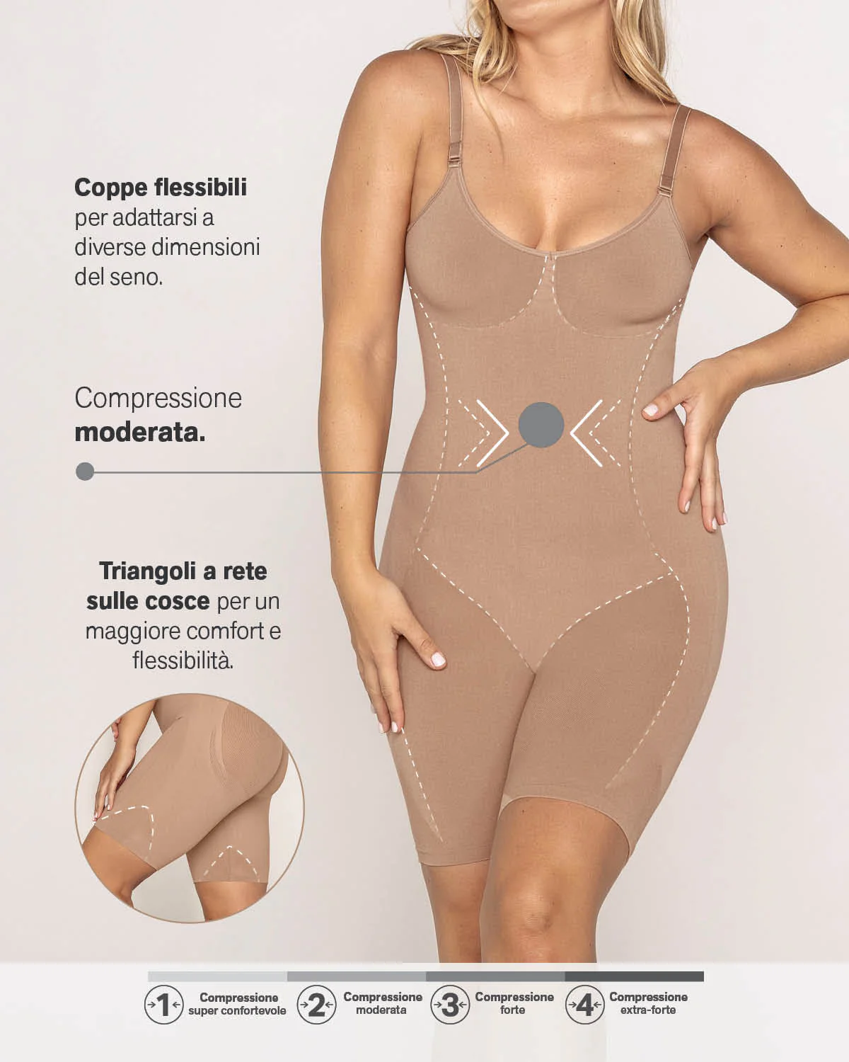 Full Coverage Seamless Shaping Bodysuit - Image 20