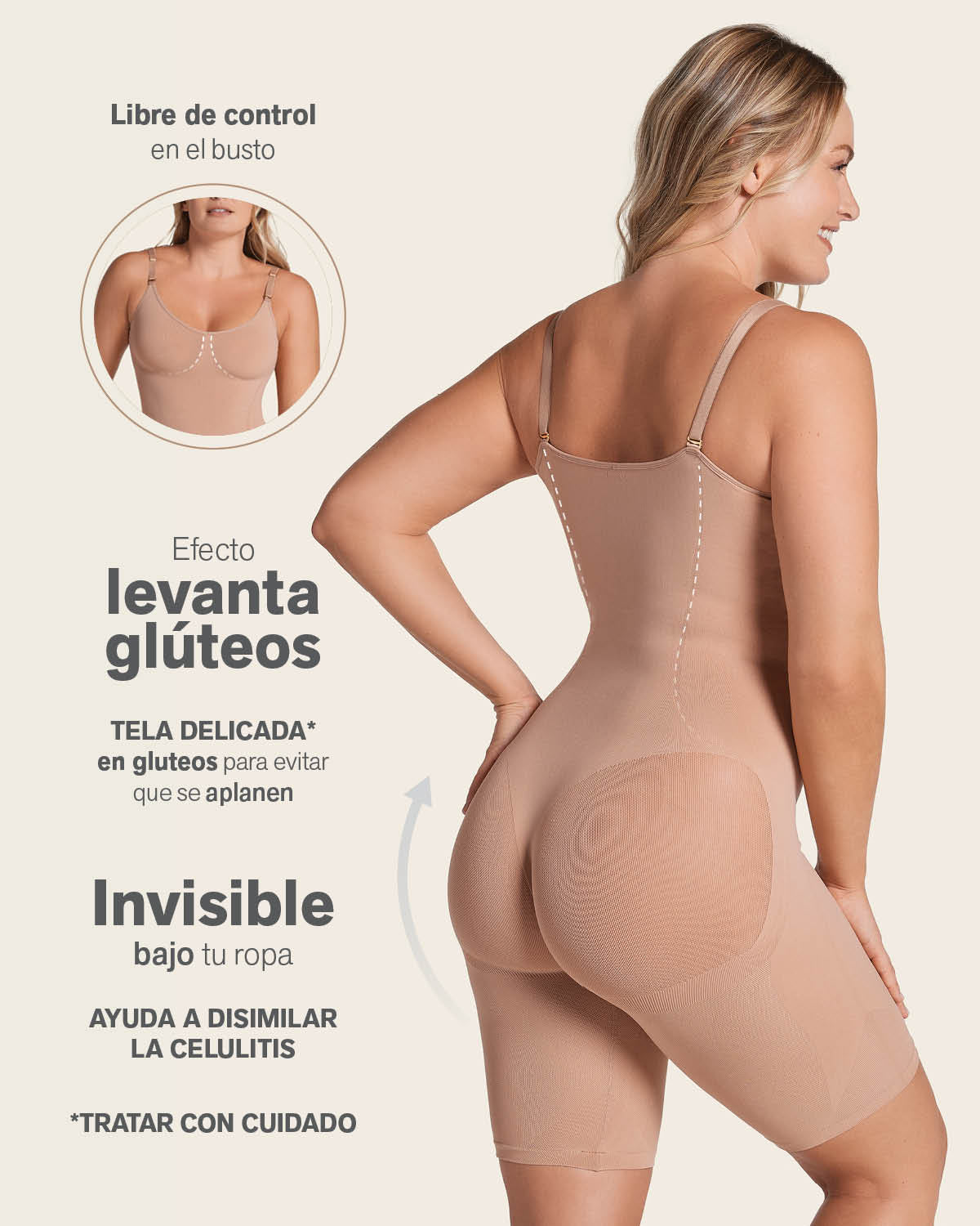 Full Coverage Seamless Shaping Bodysuit - Image 5