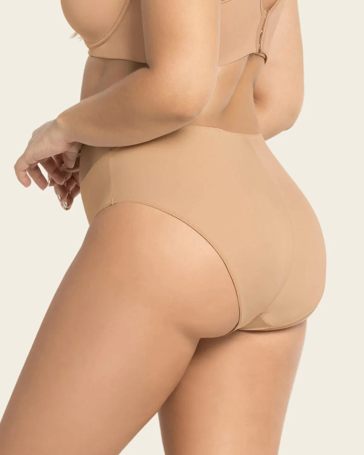 High-Leg Classic knicker with Moderate Shaping Compression - Image 2