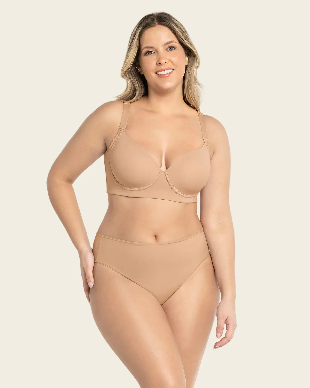 High-Leg Classic knicker with Moderate Shaping Compression - Image 3