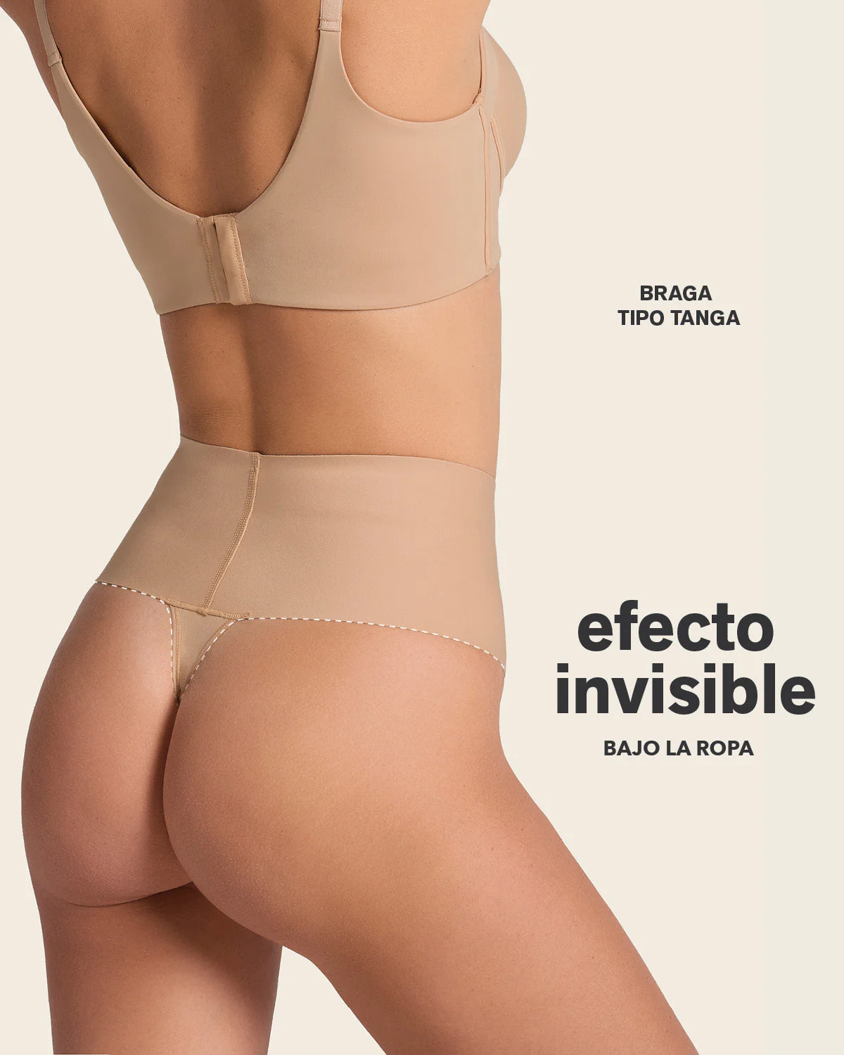 High-Tech High-Waisted Sculpting Thong - Image 2