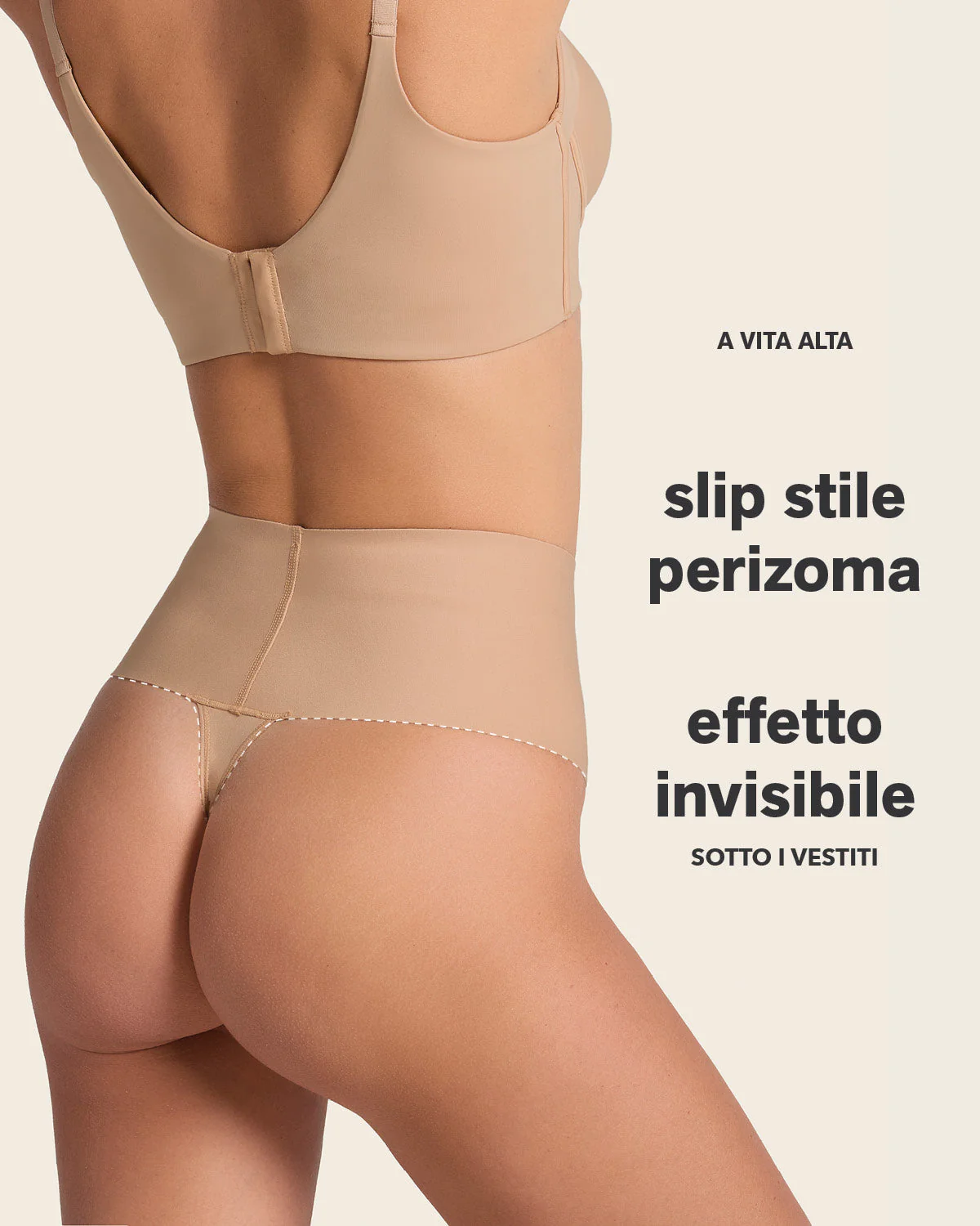High-Tech High-Waisted Sculpting Thong - Image 6