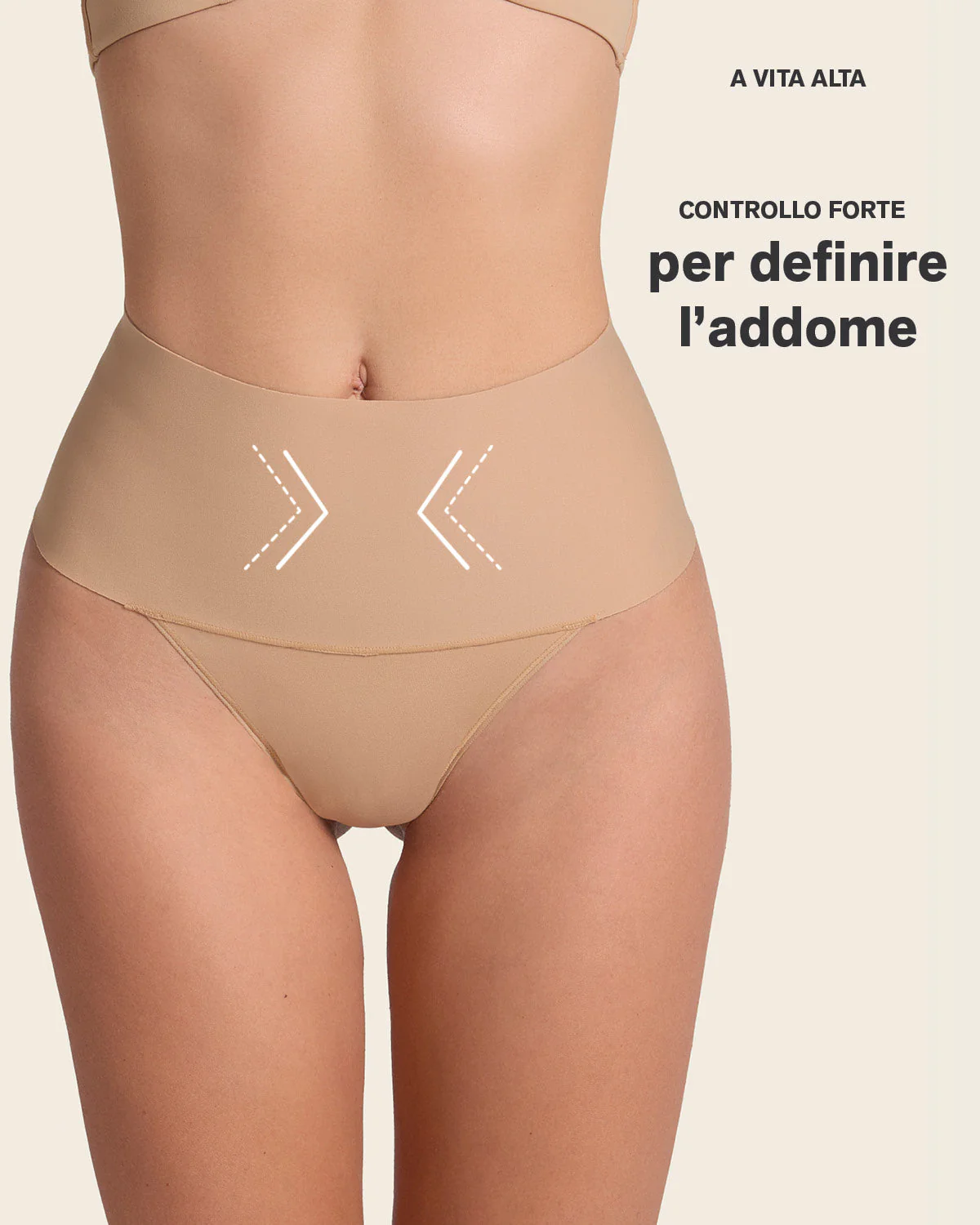 High-Tech High-Waisted Sculpting Thong - Image 7
