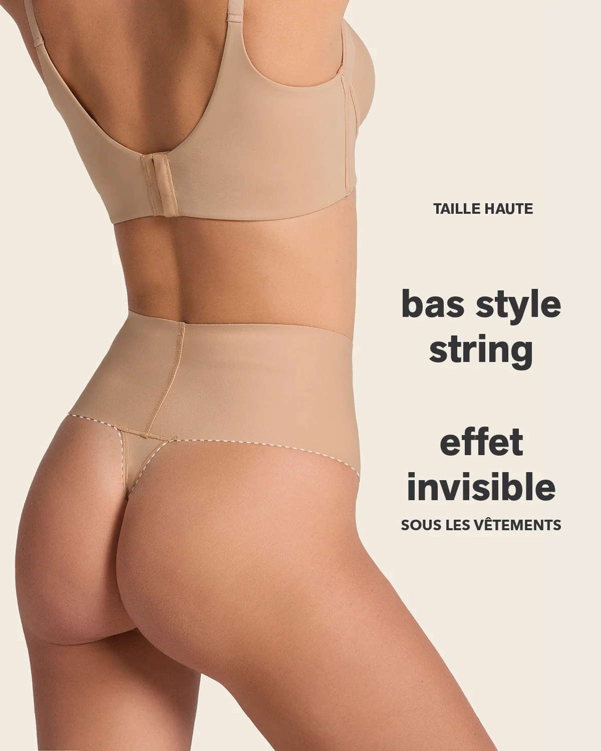 High-Tech High-Waisted Sculpting Thong - Image 8