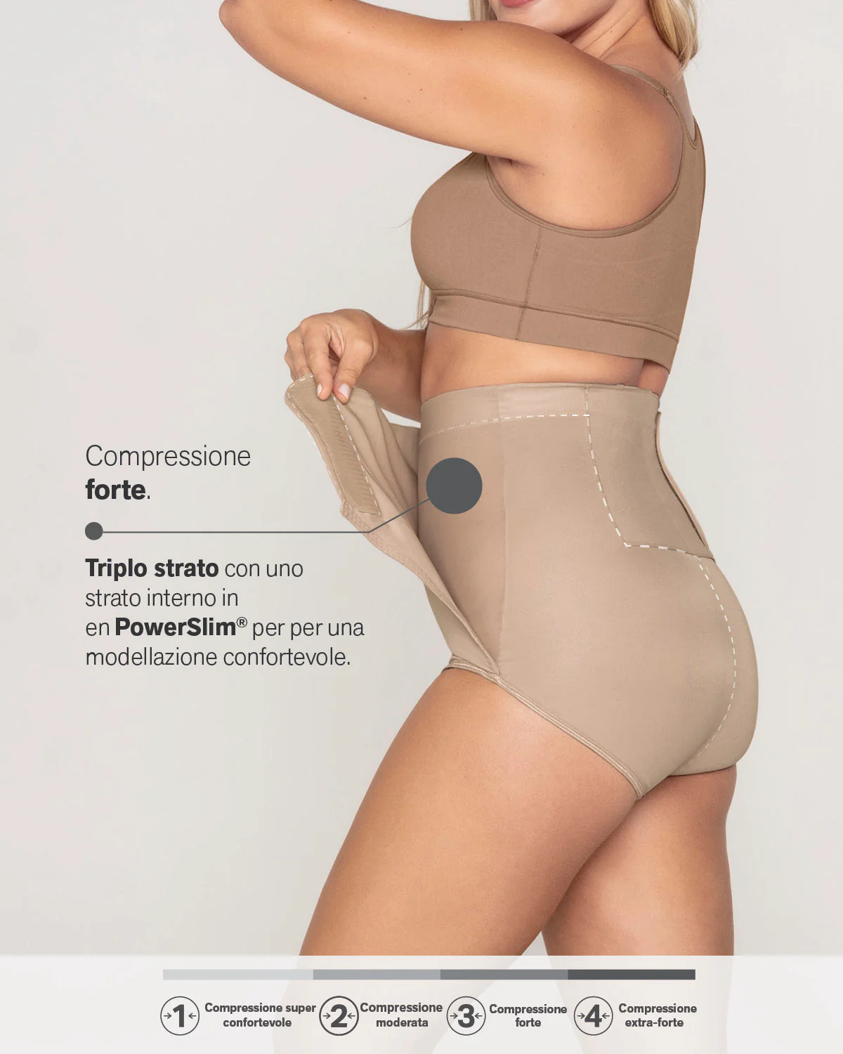 High-Waisted Firm Compression Post Surgical Knicker with Adjustable Belly Wrap - Image 21