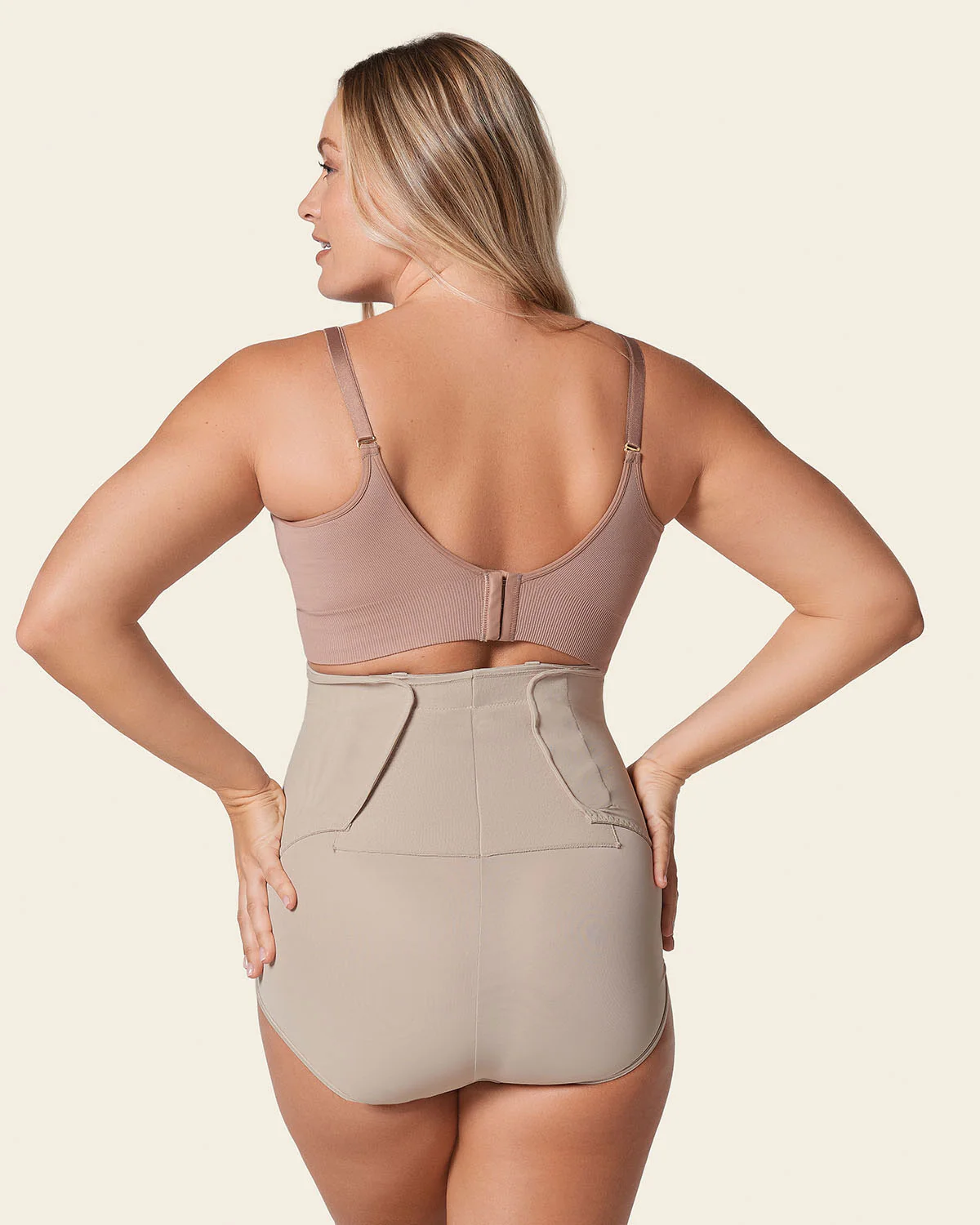 High-Waisted Firm Compression Post Surgical Knicker with Adjustable Belly Wrap - Image 4