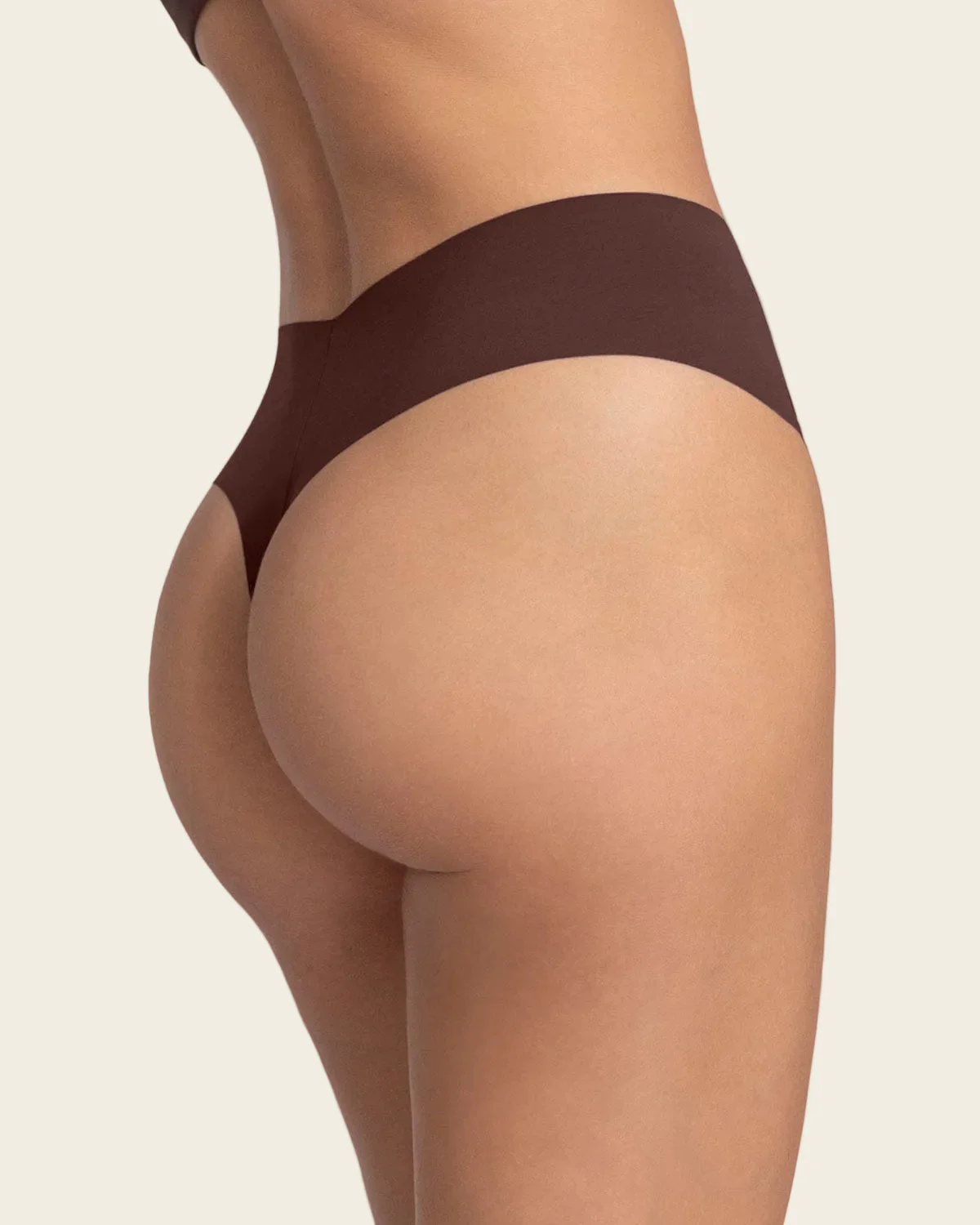 High-Waisted Invisible Microfiber Thong knicker - Image 11
