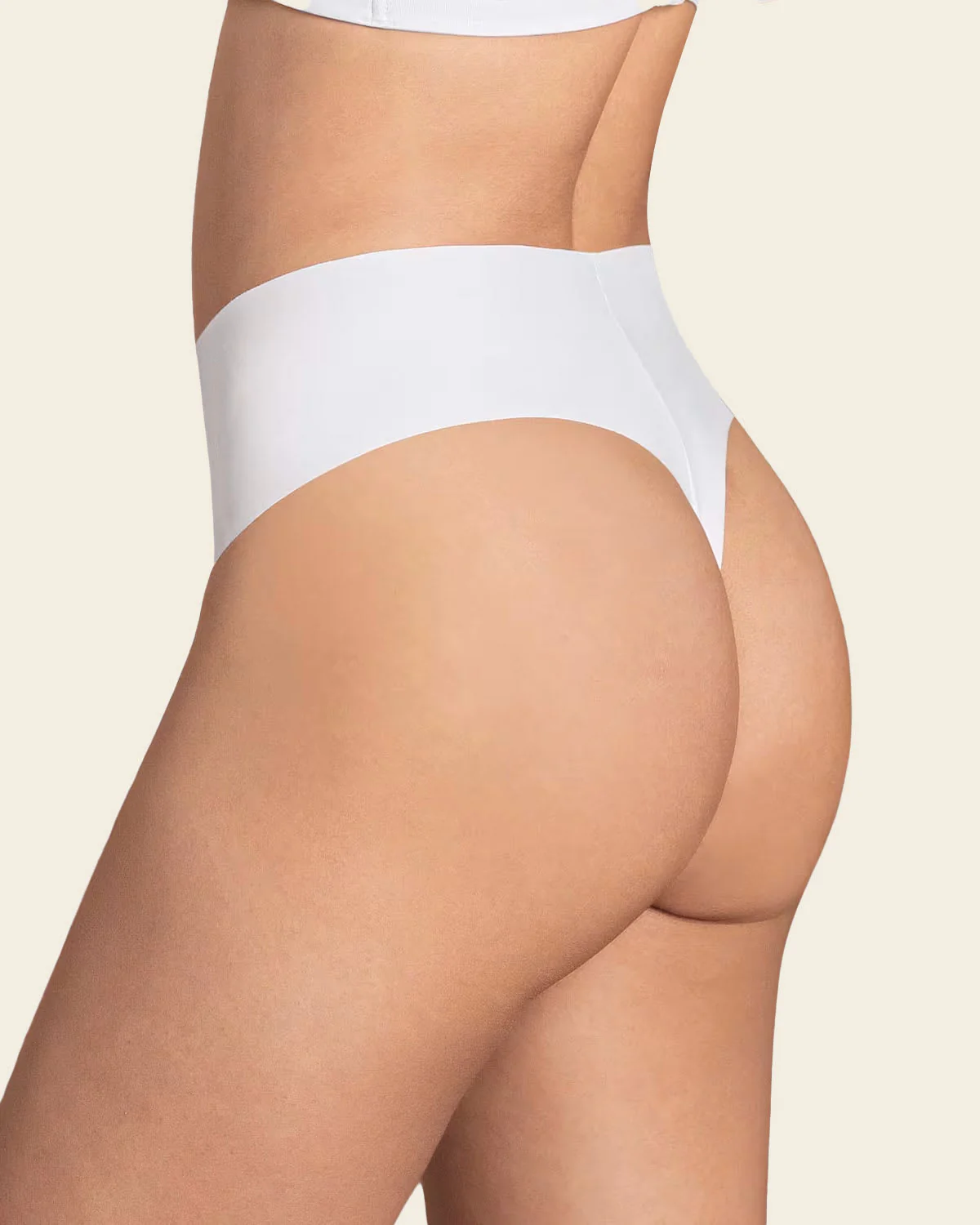 High-Waisted Invisible Microfiber Thong knicker - Image 7