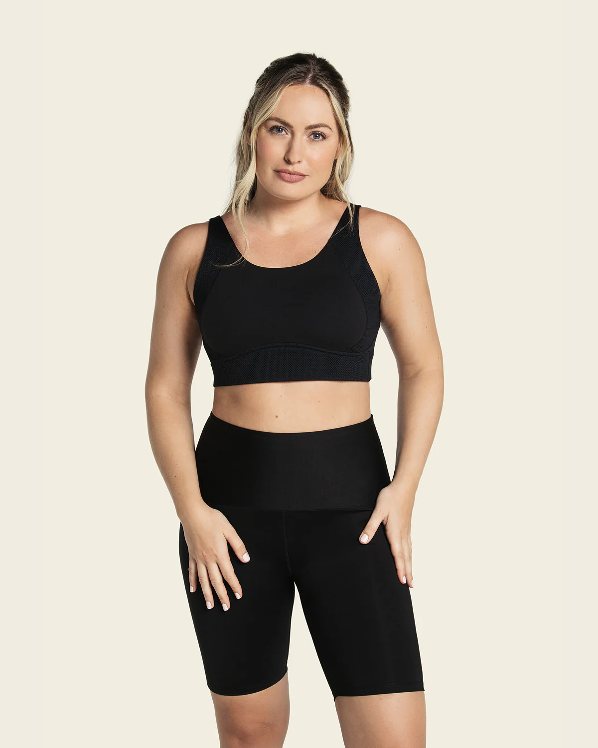 High-Waisted Knee-Length Shaper Bike Short - Image 3