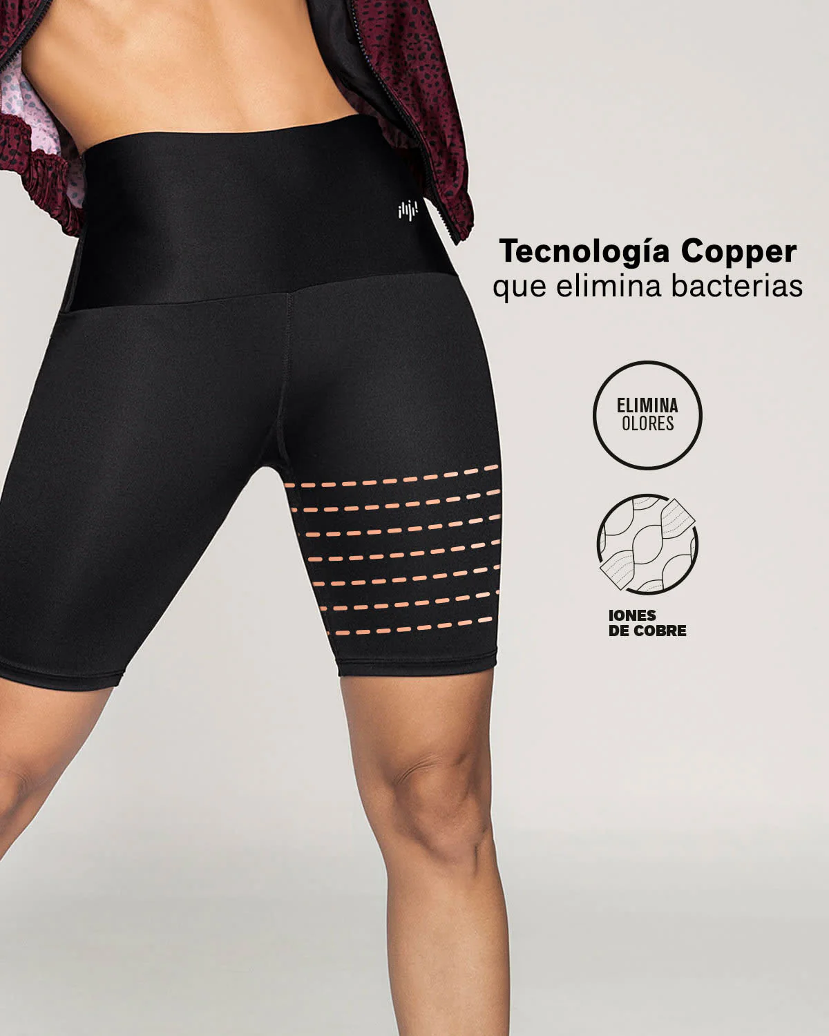 High-Waisted Knee-Length Shaper Bike Short - Image 4