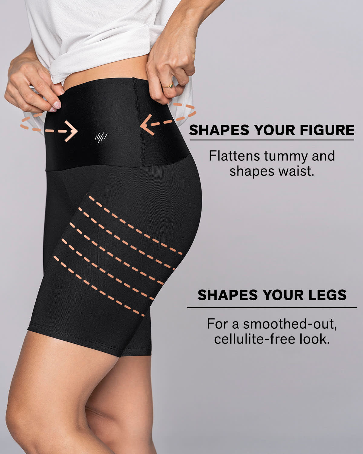 High-Waisted Knee-Length Shaper Bike Short - Image 8