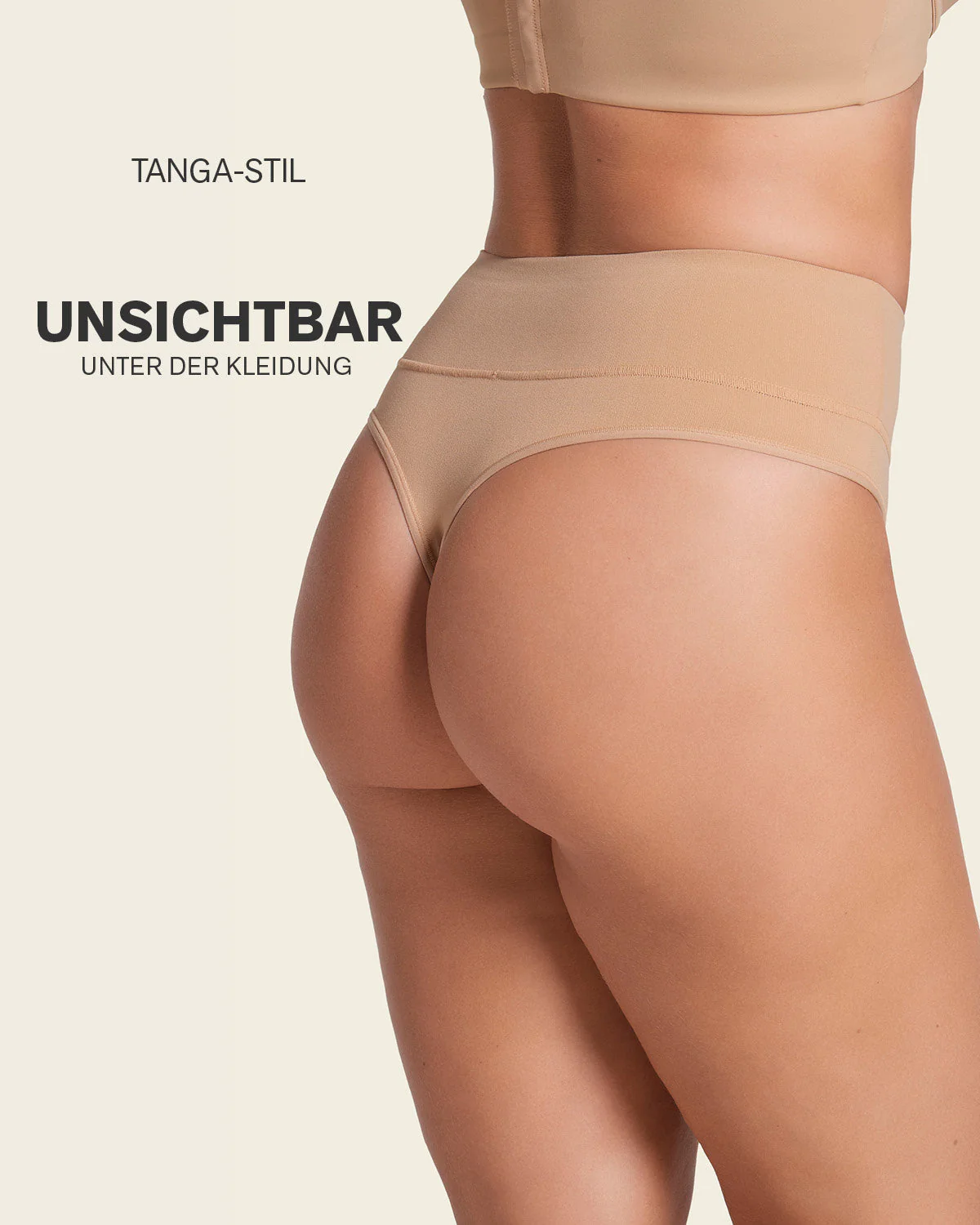 High-Waisted Seamless Moderate Shaper Thong knicker - Image 10