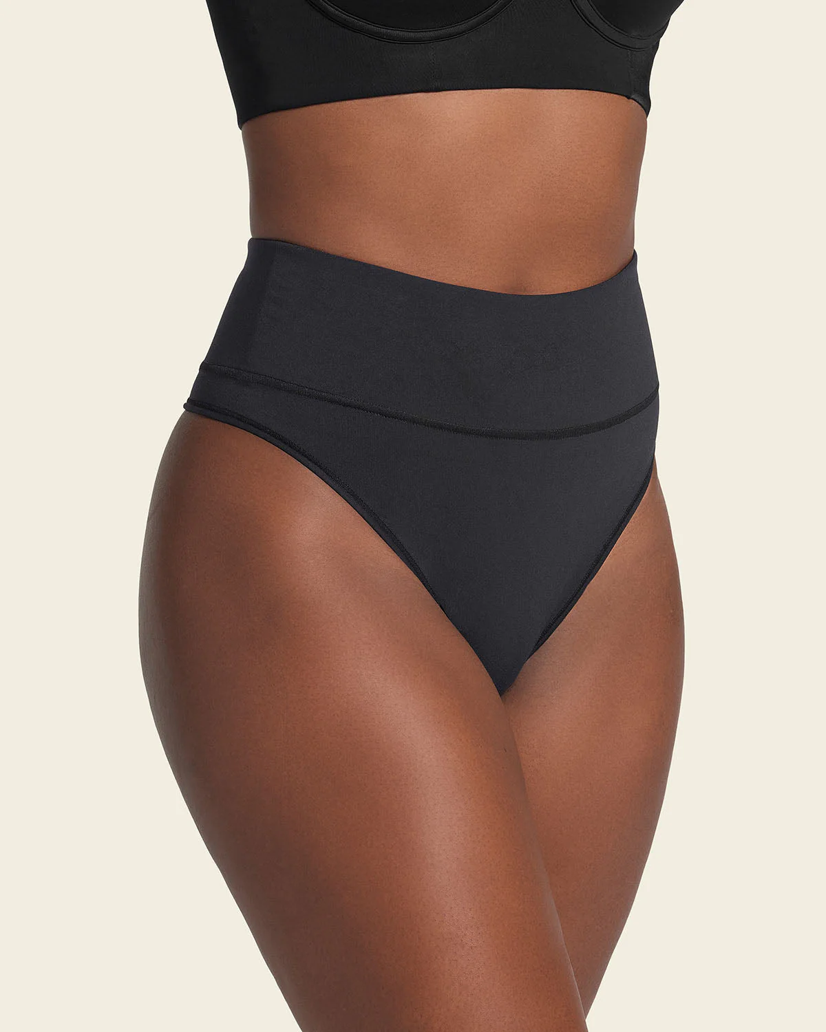 High-Waisted Seamless Moderate Shaper Thong knicker - Image 14