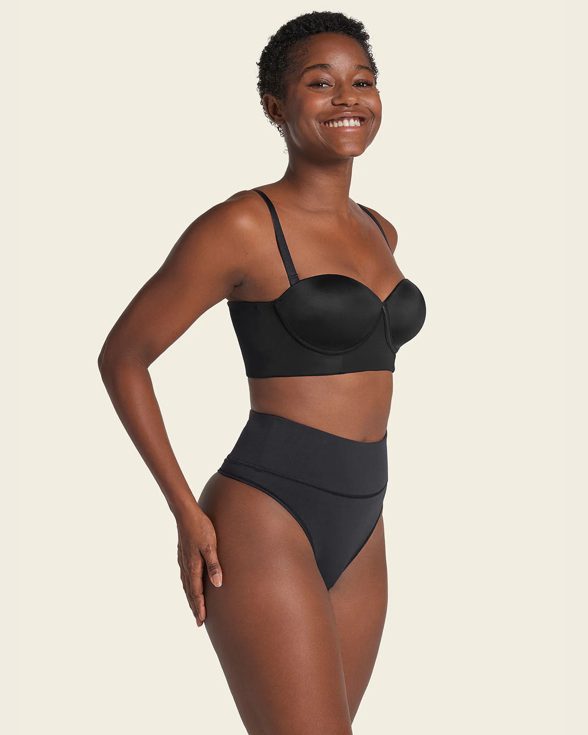 High-Waisted Seamless Moderate Shaper Thong knicker - Image 16