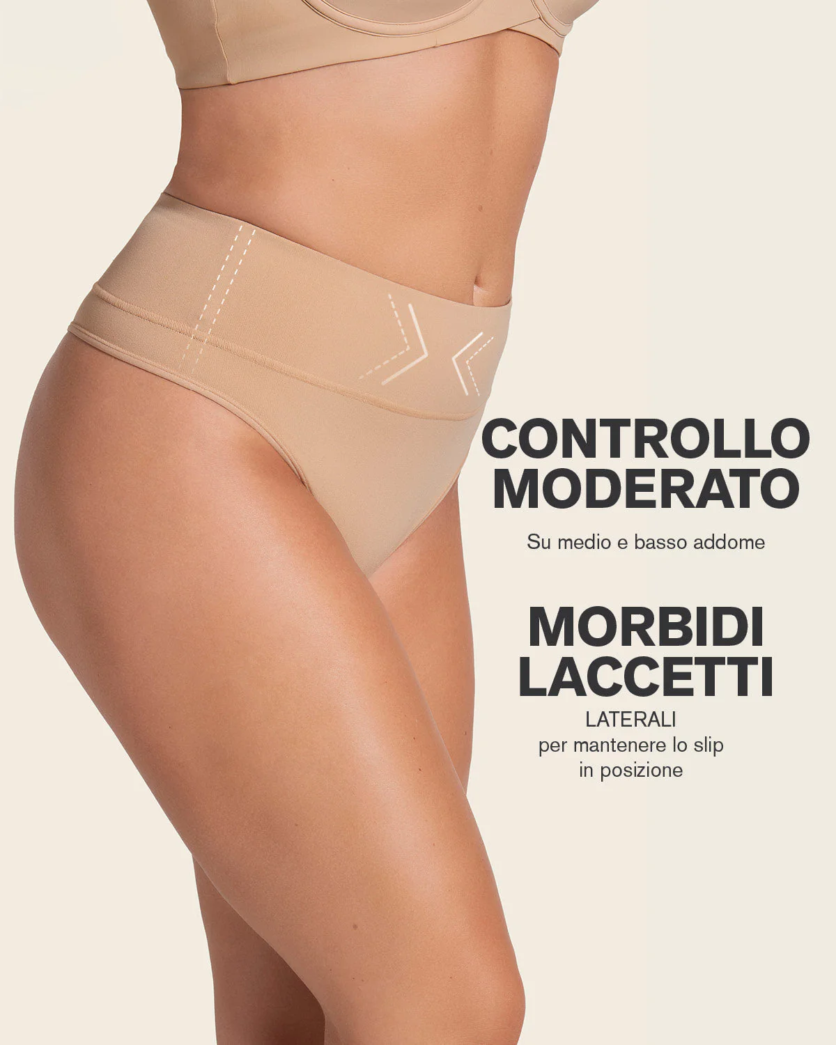 High-Waisted Seamless Moderate Shaper Thong knicker - Image 7