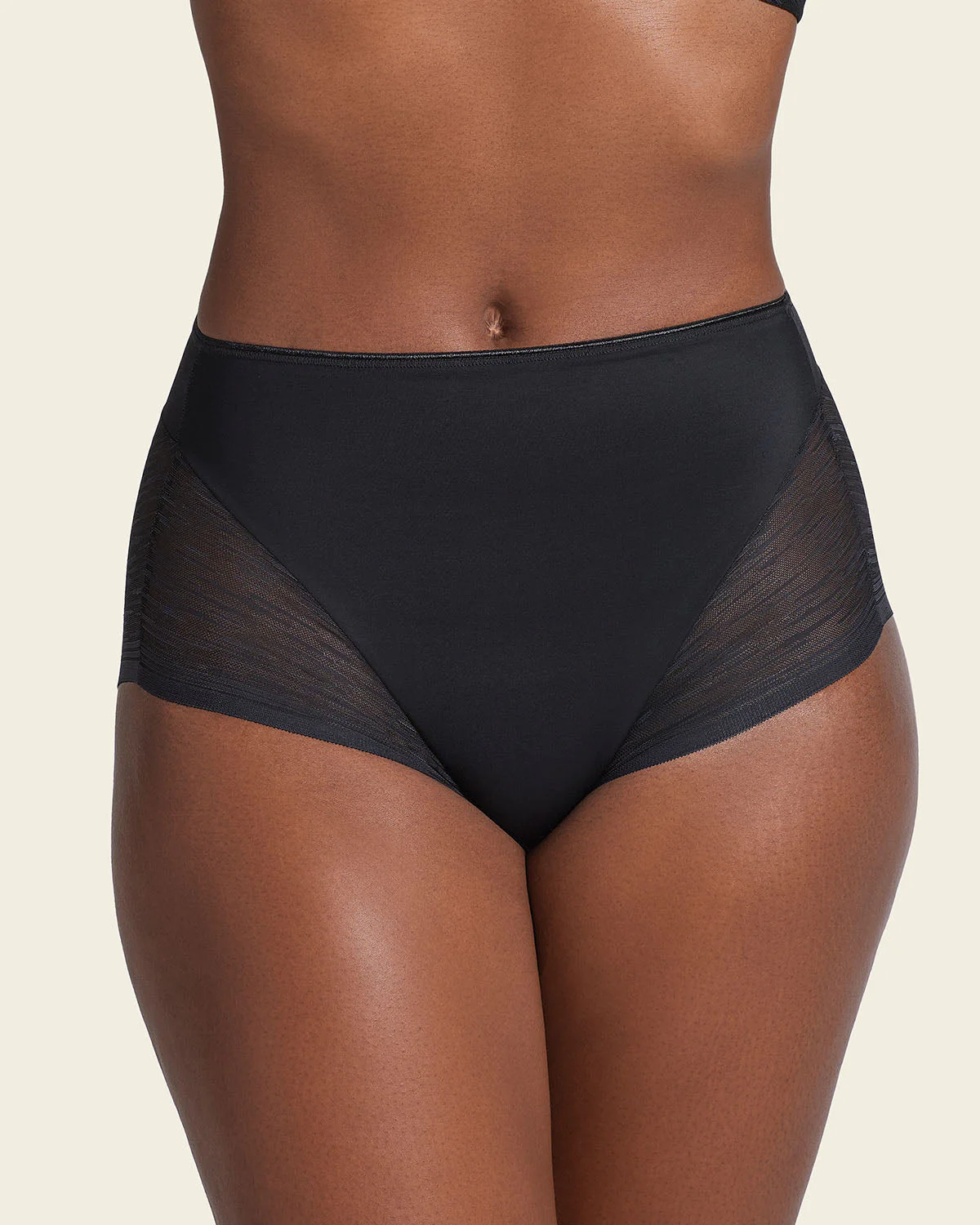 High-Waisted Sheer Lace Shaper knicker - Image 14