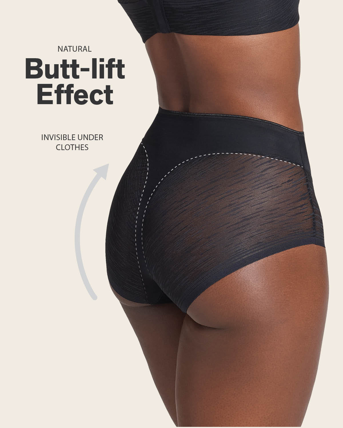 High-Waisted Sheer Lace Shaper knicker - Image 17