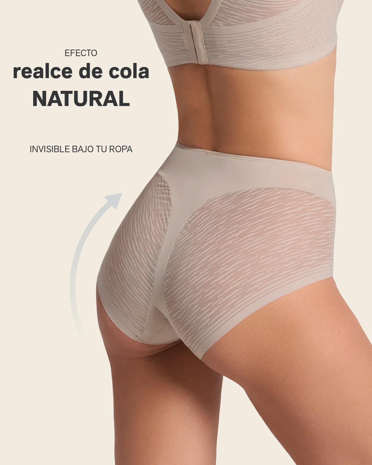 High-Waisted Sheer Lace Shaper knicker - Image 2
