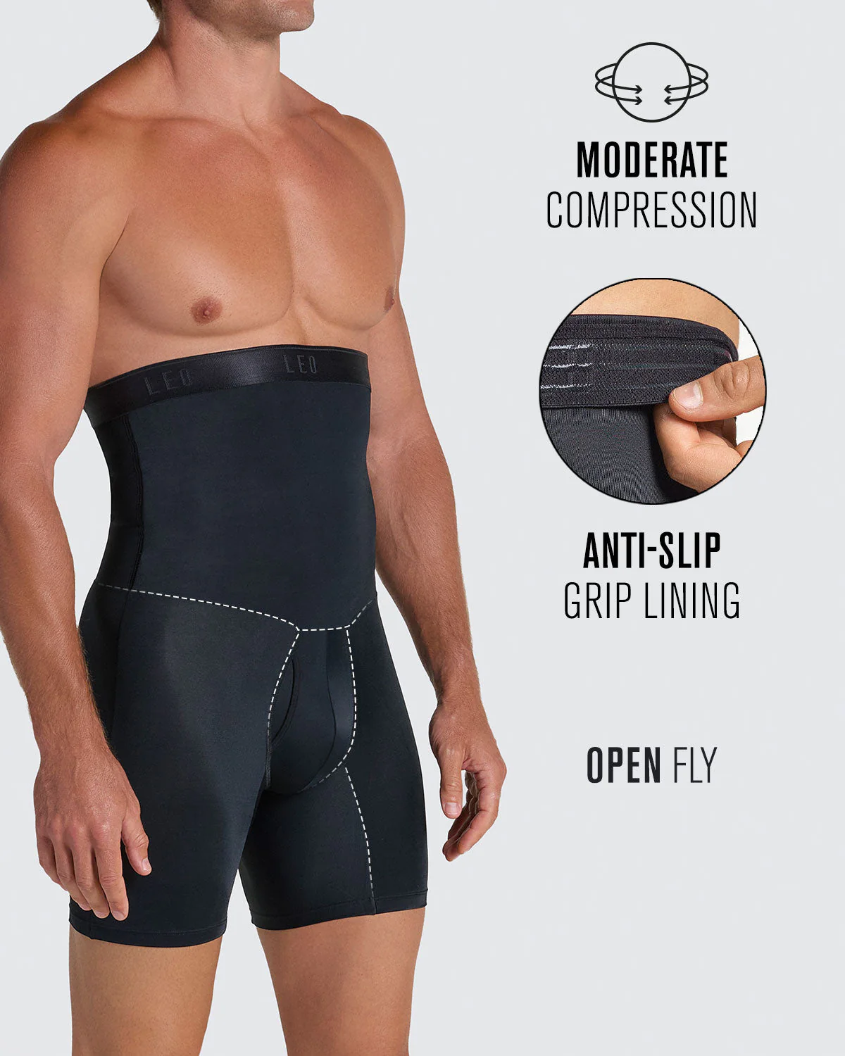 High-waisted stomach shaper boxer brief - Image 2