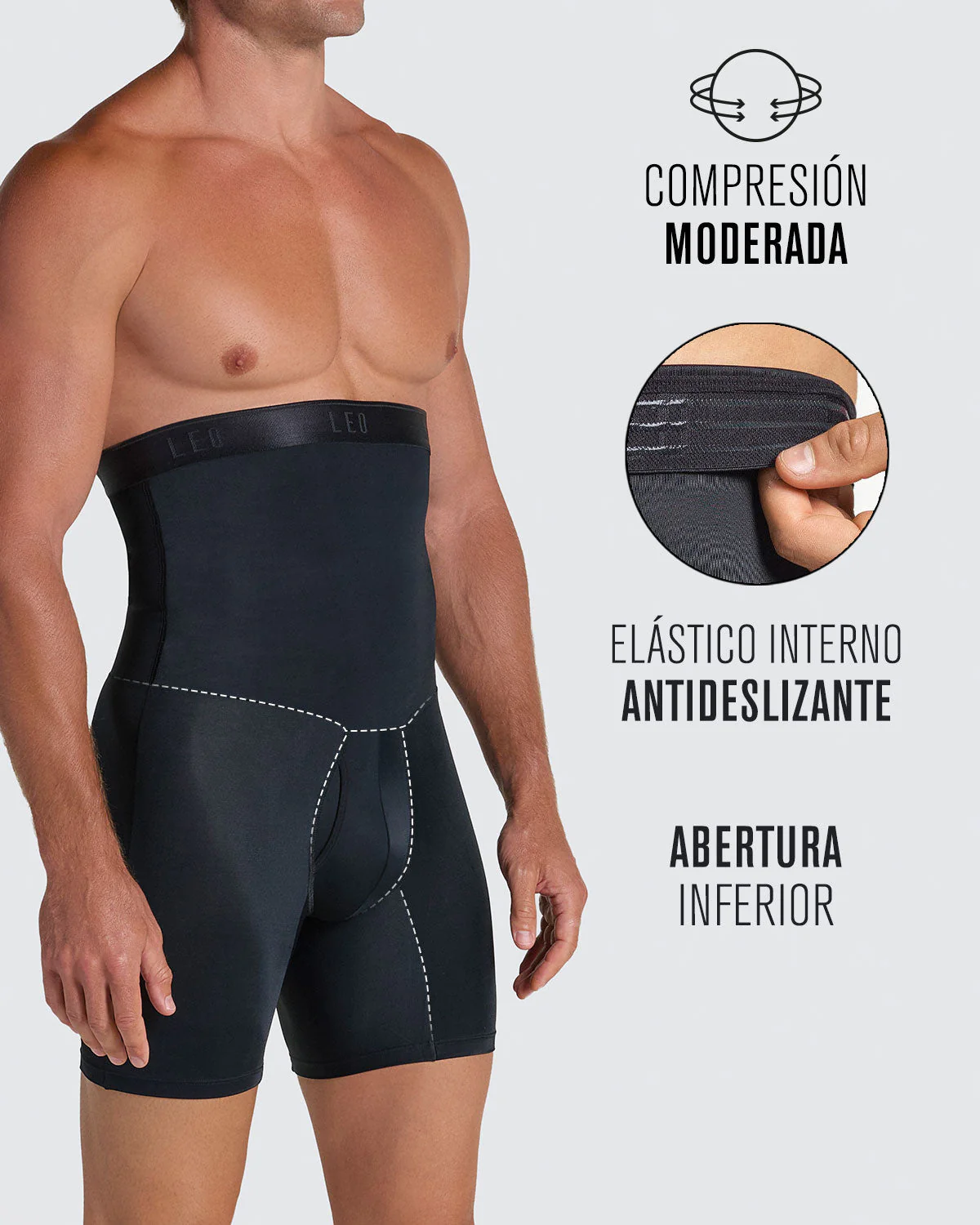 High-waisted stomach shaper boxer brief - Image 3