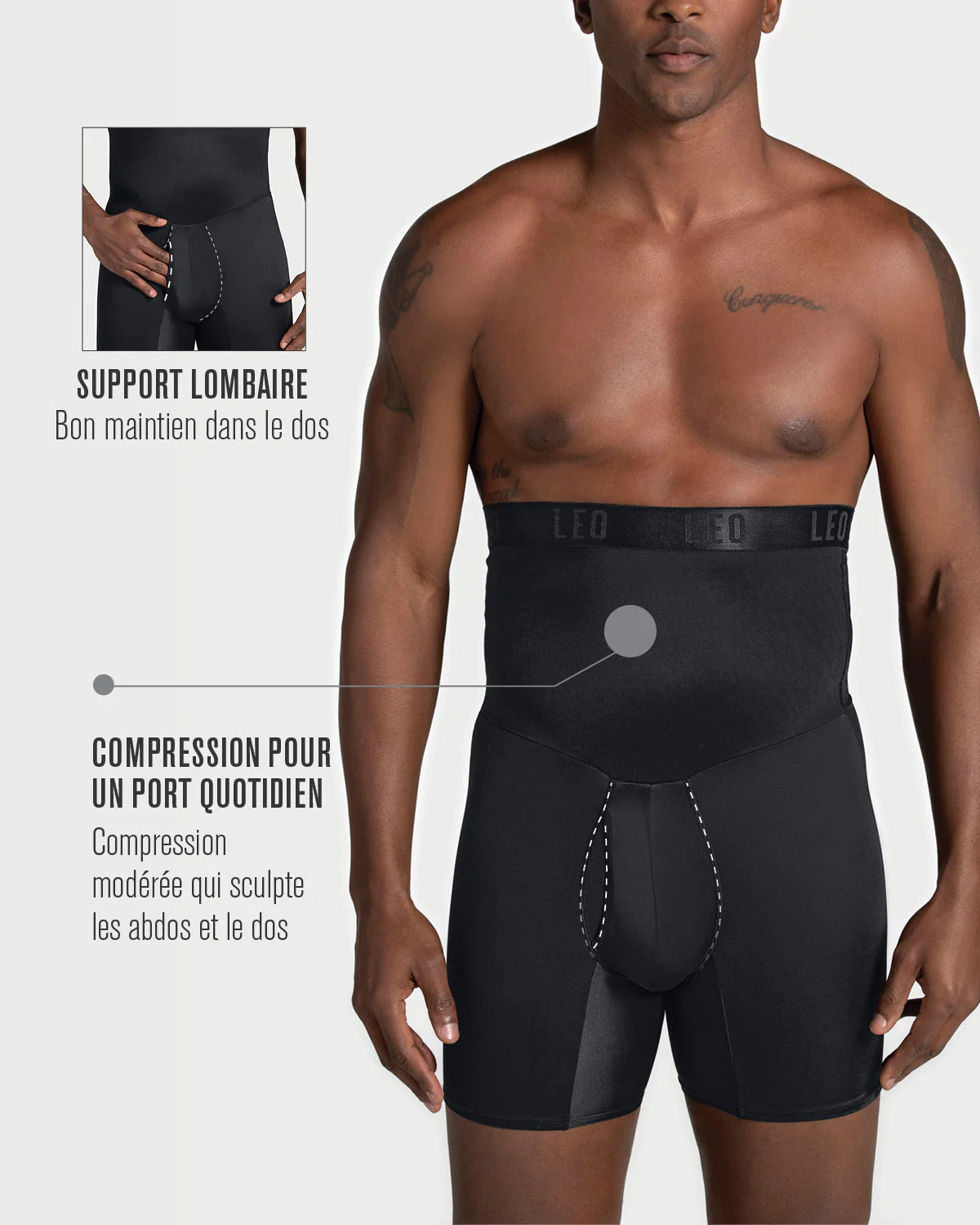 High-waisted stomach shaper boxer brief - Image 4