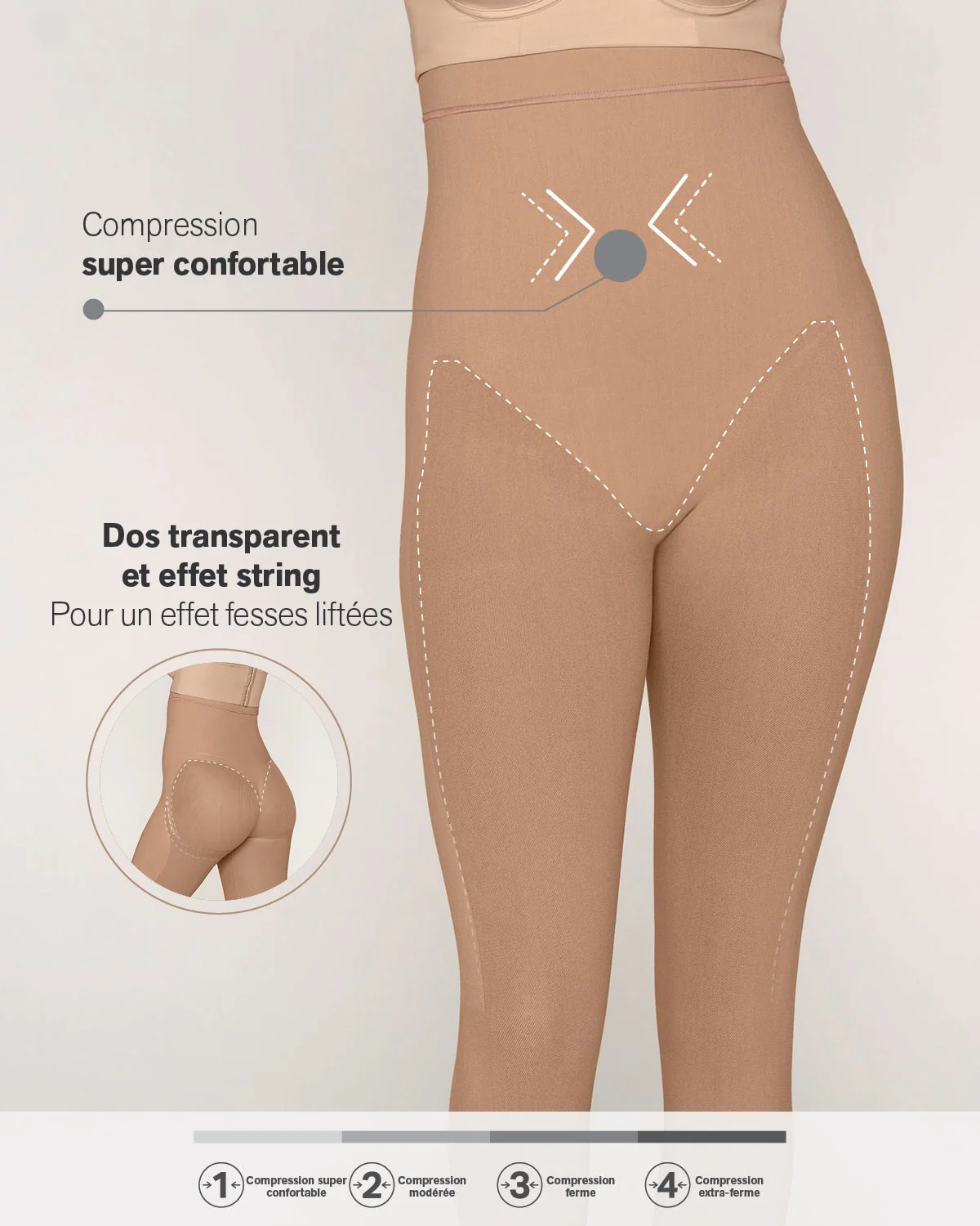 Invisible Butt Lifter Full-Leg Body Shaper - Image 14