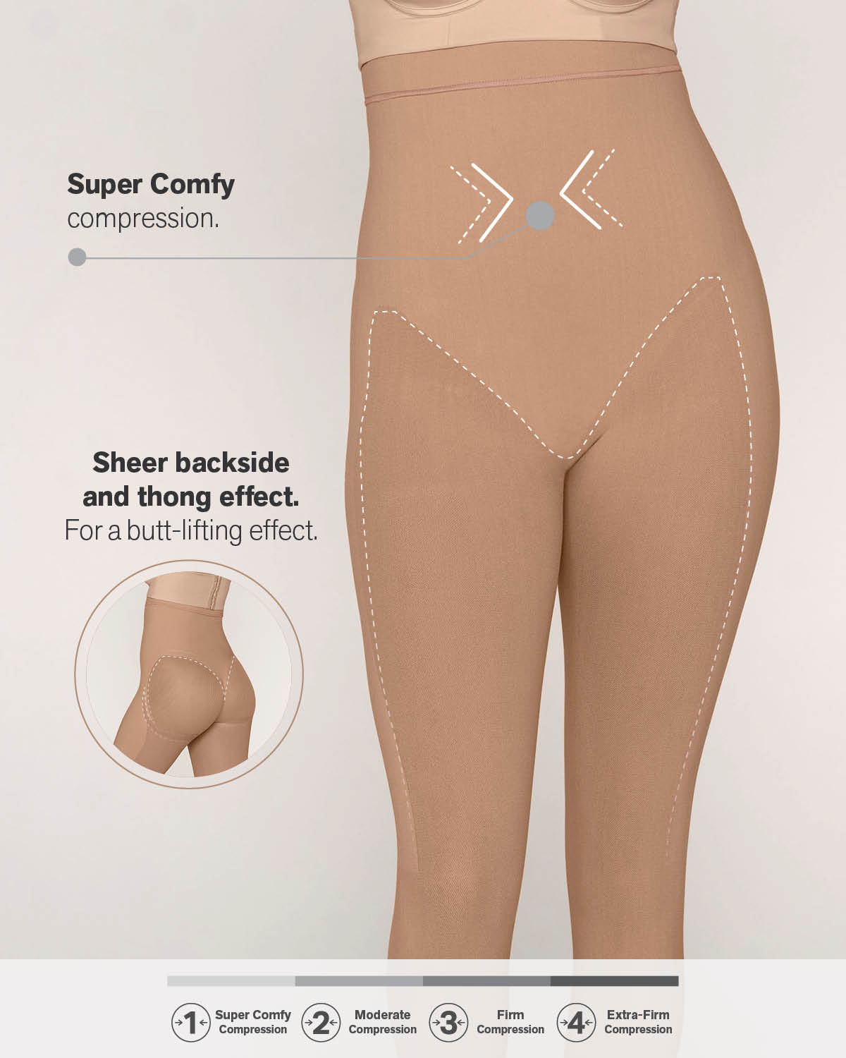 Invisible Butt Lifter Full-Leg Body Shaper - Image 8
