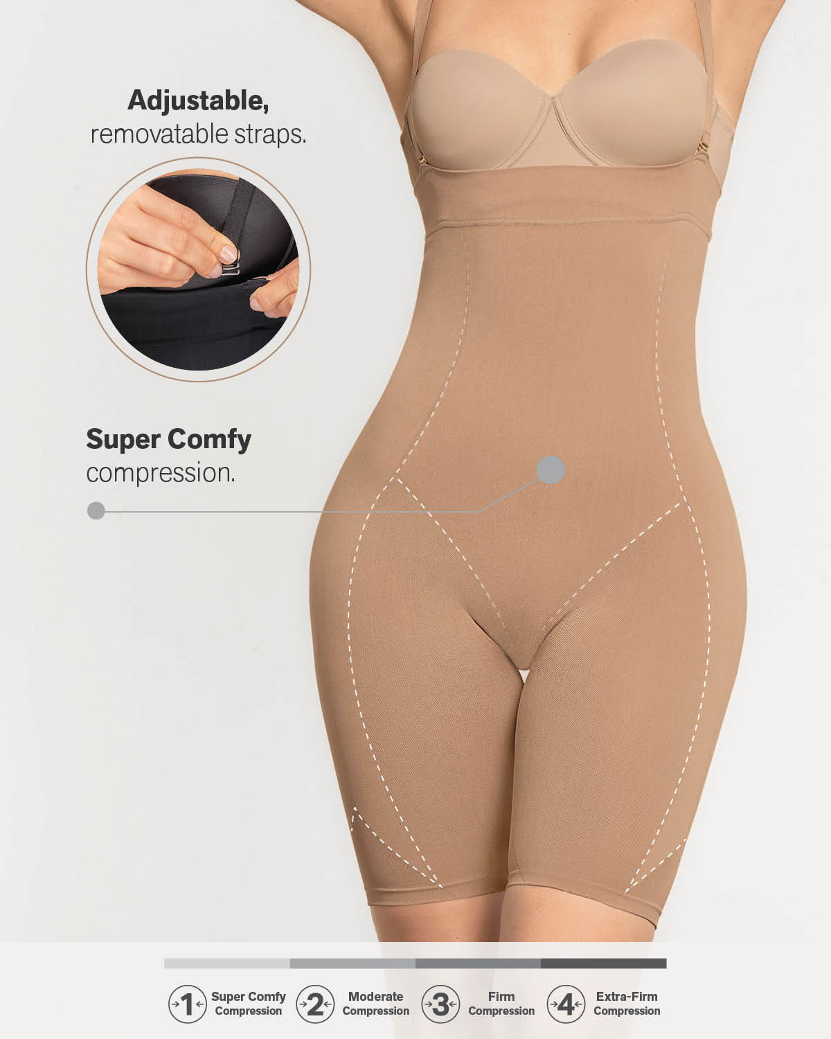 Invisible Extra High-Waisted Shaper Short - Image 12