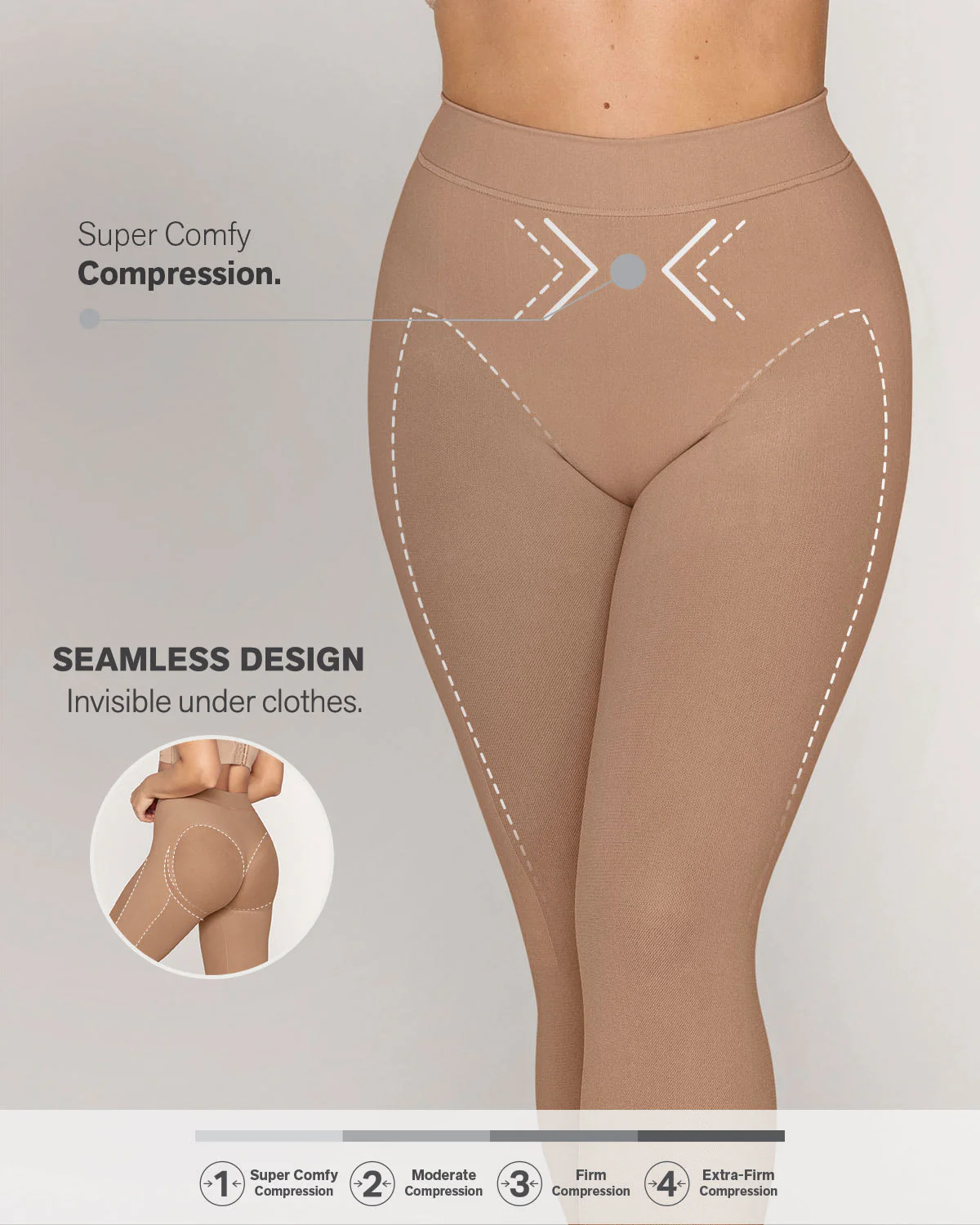 Invisible High-Waisted Capri Shaper - Image 10