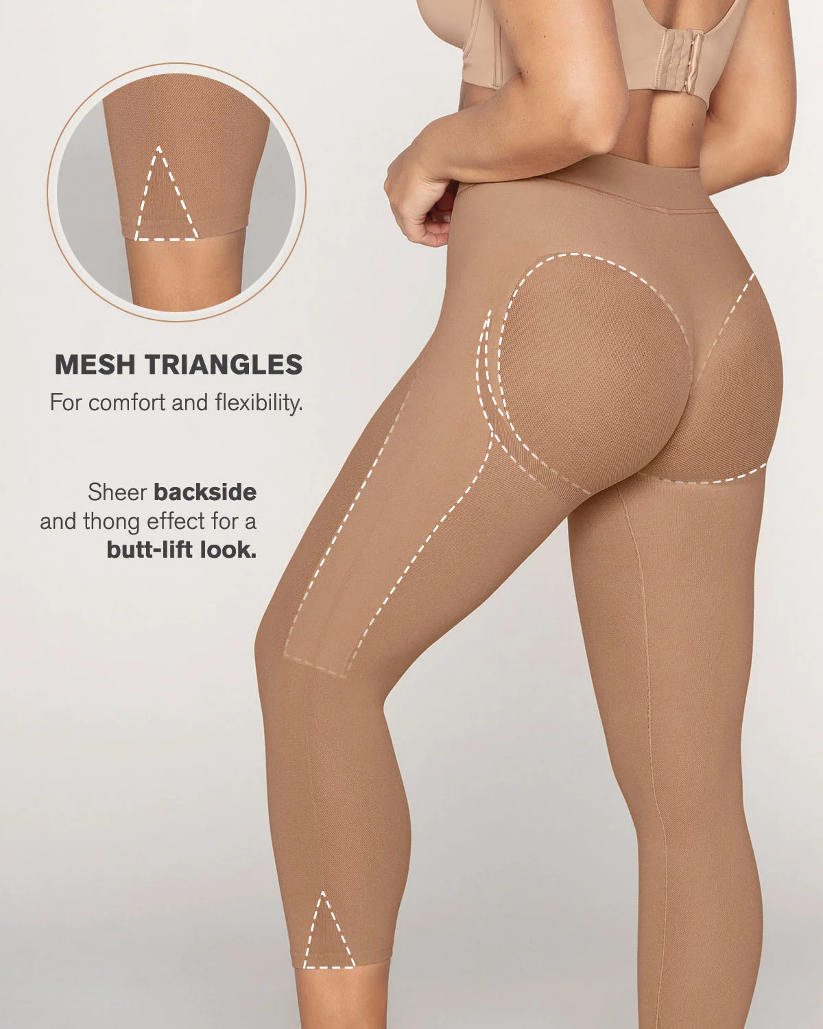 Invisible High-Waisted Capri Shaper - Image 13