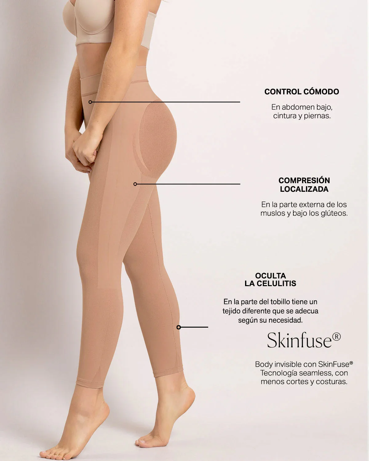 Invisible High-Waisted Capri Shaper - Image 9